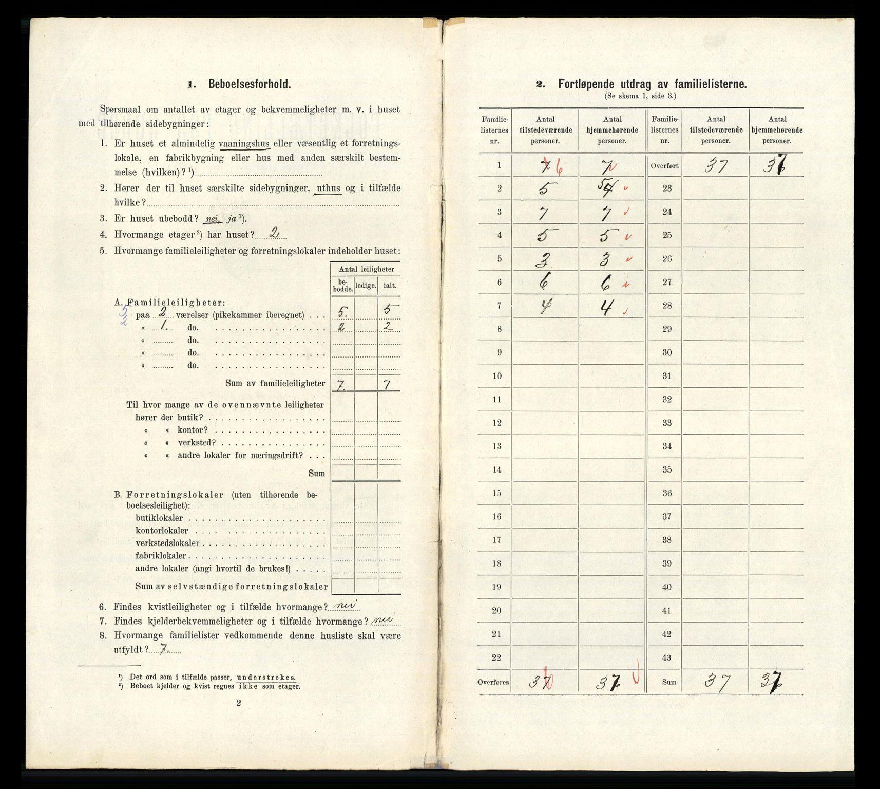 RA, 1910 census for Fredrikshald, 1910, p. 2235