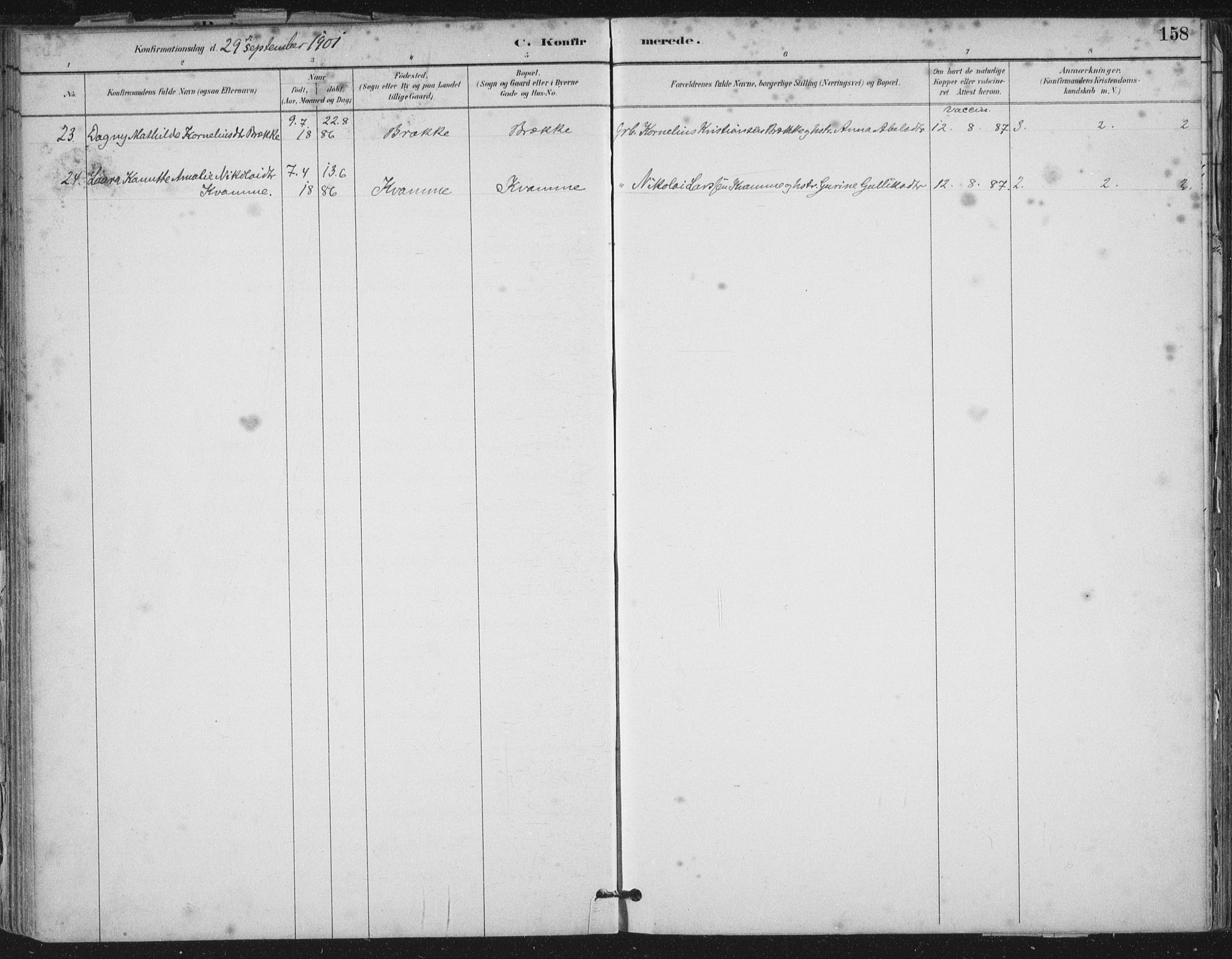 Ministerialprotokoller, klokkerbøker og fødselsregistre - Møre og Romsdal, AV/SAT-A-1454/503/L0037: Parish register (official) no. 503A05, 1884-1900, p. 158