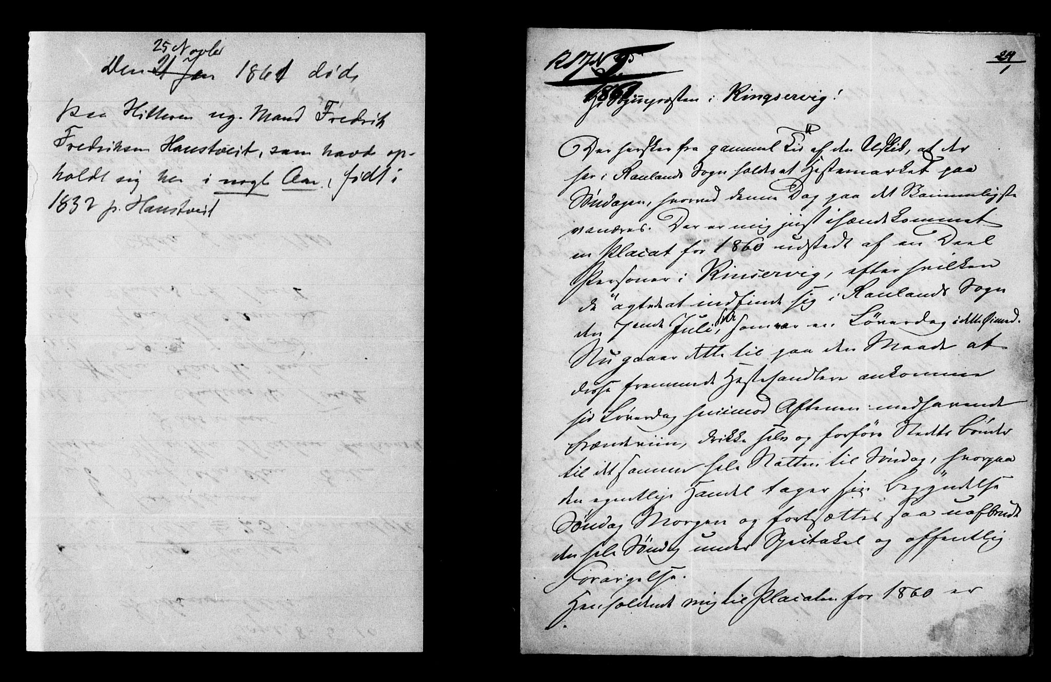 Korskirken sokneprestembete, AV/SAB-A-76101: Best man's statements no. II.5.3, 1865-1871