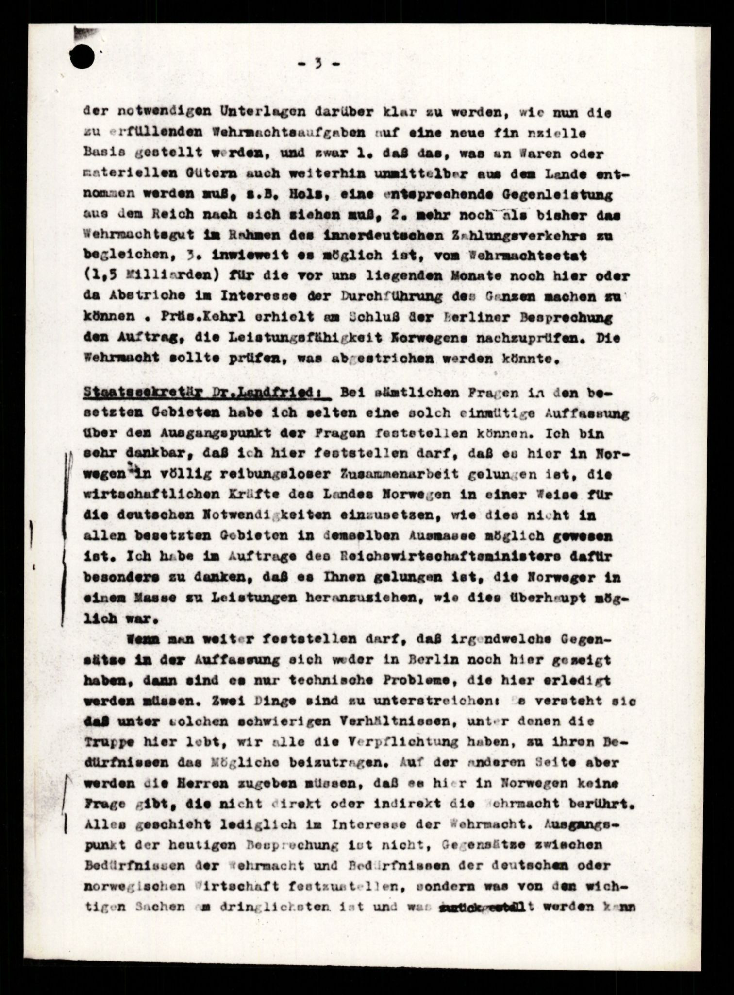 Forsvarets Overkommando. 2 kontor. Arkiv 11.4. Spredte tyske arkivsaker, AV/RA-RAFA-7031/D/Dar/Darb/L0003: Reichskommissariat - Hauptabteilung Vervaltung, 1940-1945, p. 7