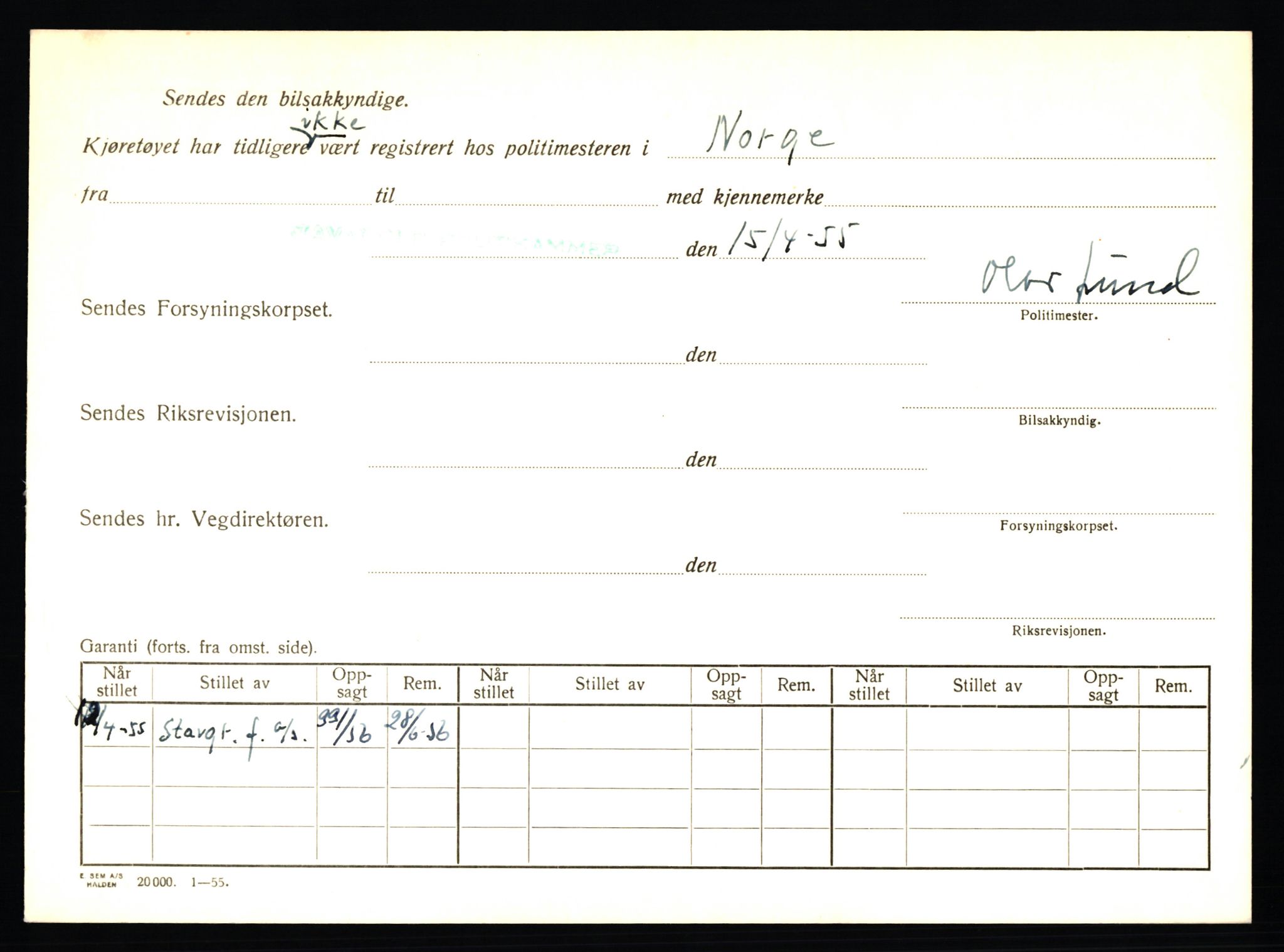 Stavanger trafikkstasjon, AV/SAST-A-101942/0/F/L0004: L-1000 - L-1349, 1930-1971, p. 44