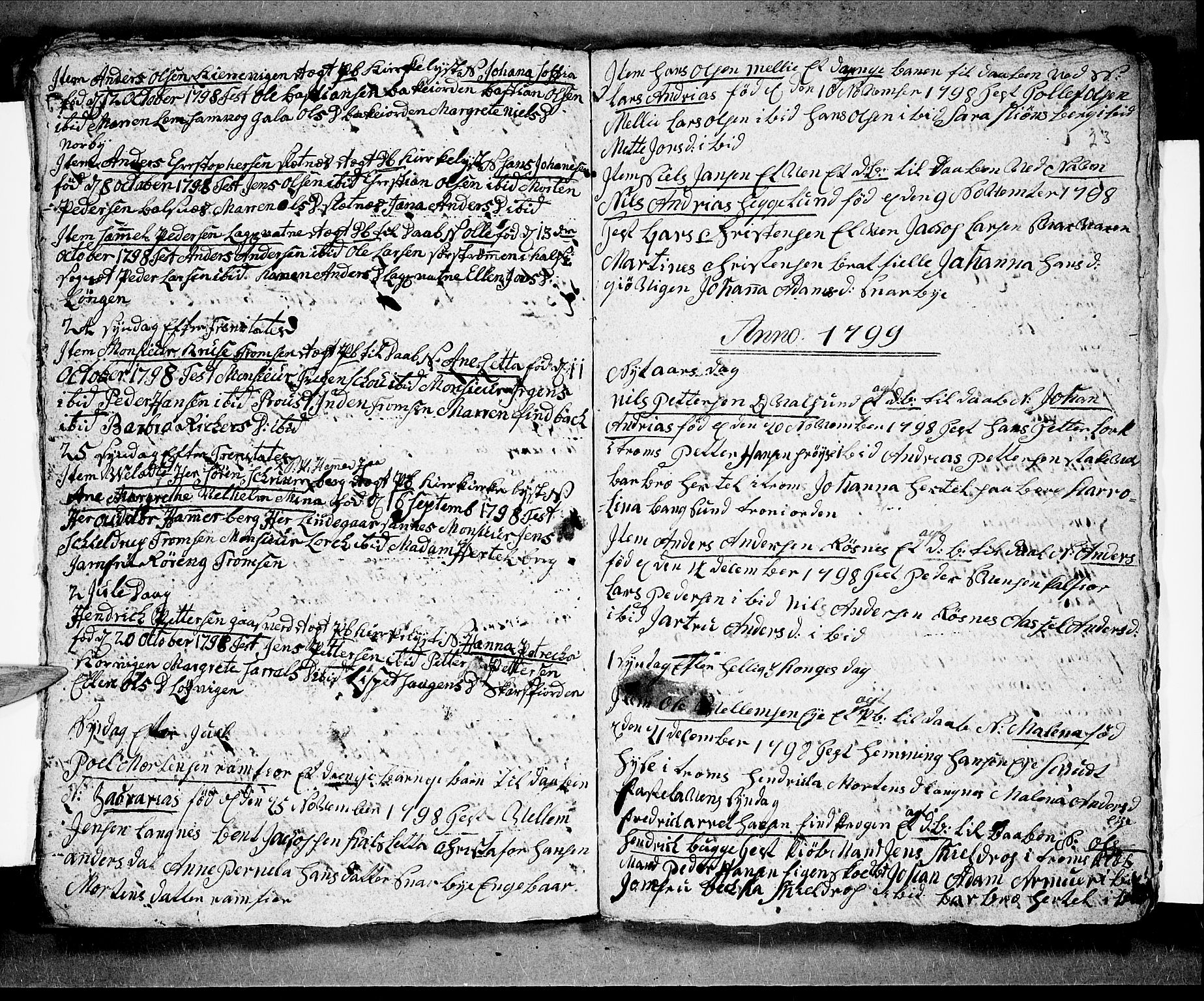 Tromsø sokneprestkontor/stiftsprosti/domprosti, SATØ/S-1343/G/Ga/L0005kirke: Parish register (official) no. 5, 1796-1808, p. 23