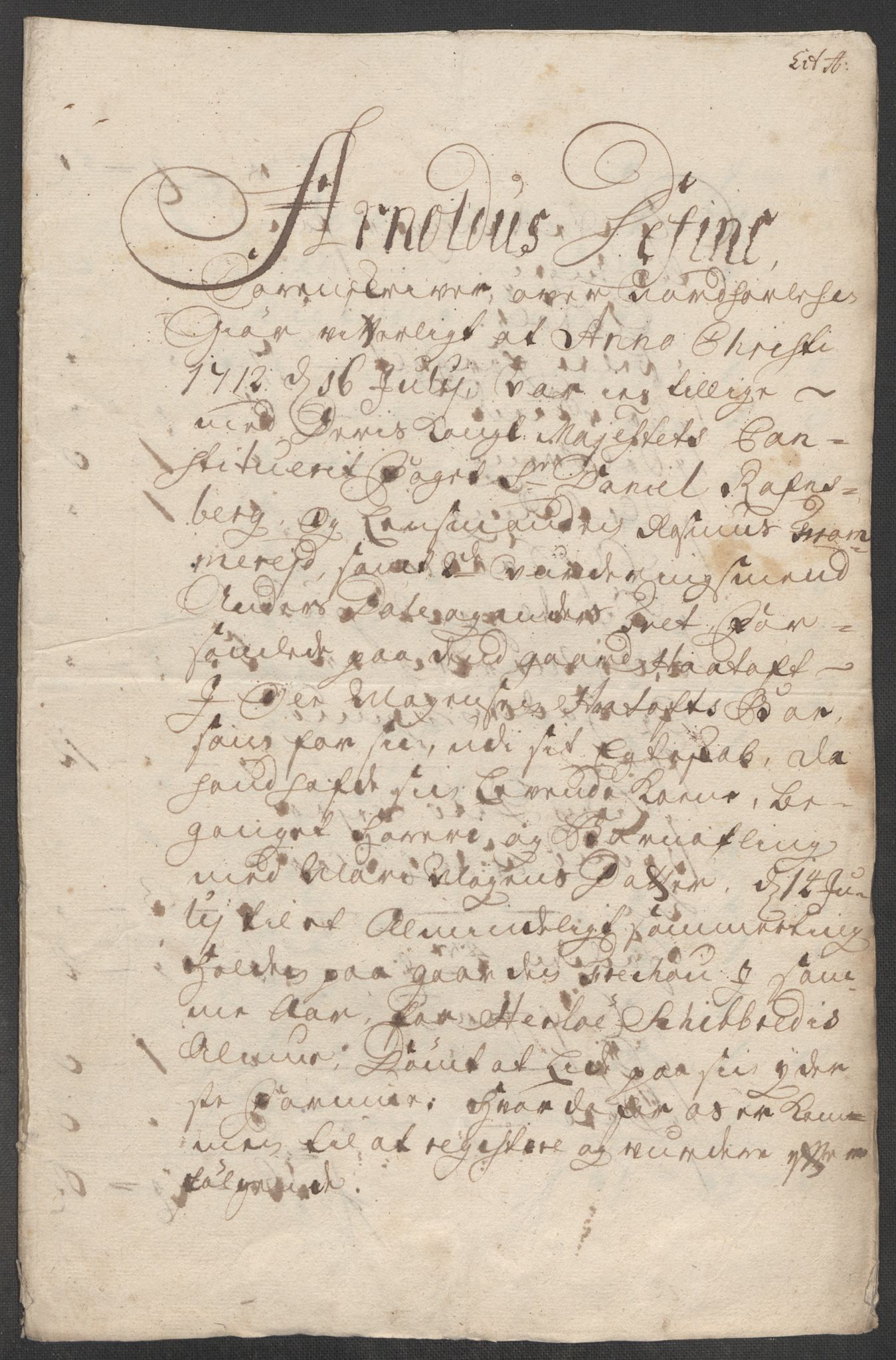 Rentekammeret inntil 1814, Reviderte regnskaper, Fogderegnskap, RA/EA-4092/R51/L3195: Fogderegnskap Nordhordland og Voss, 1713, p. 251