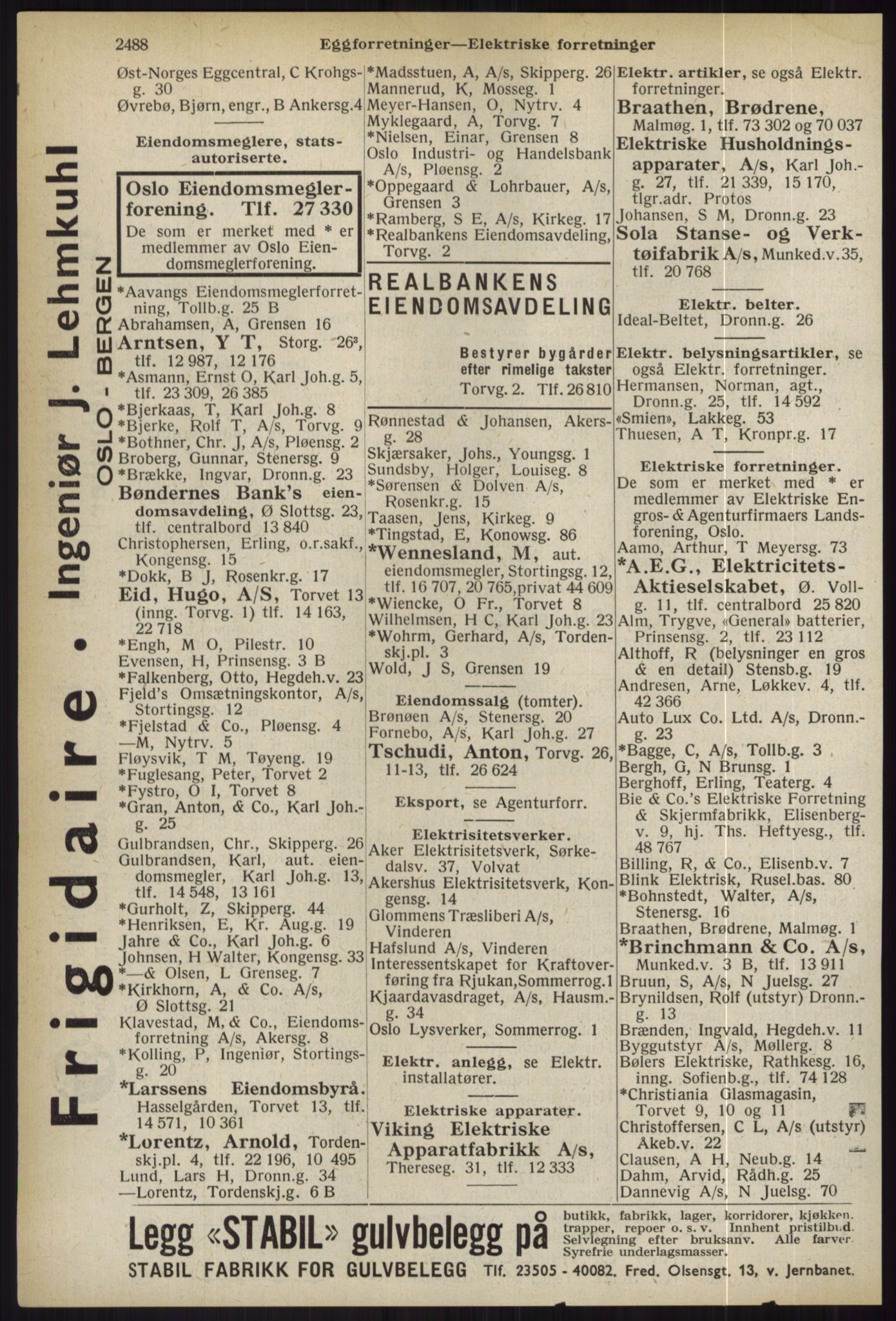 Kristiania/Oslo adressebok, PUBL/-, 1936, p. 2488