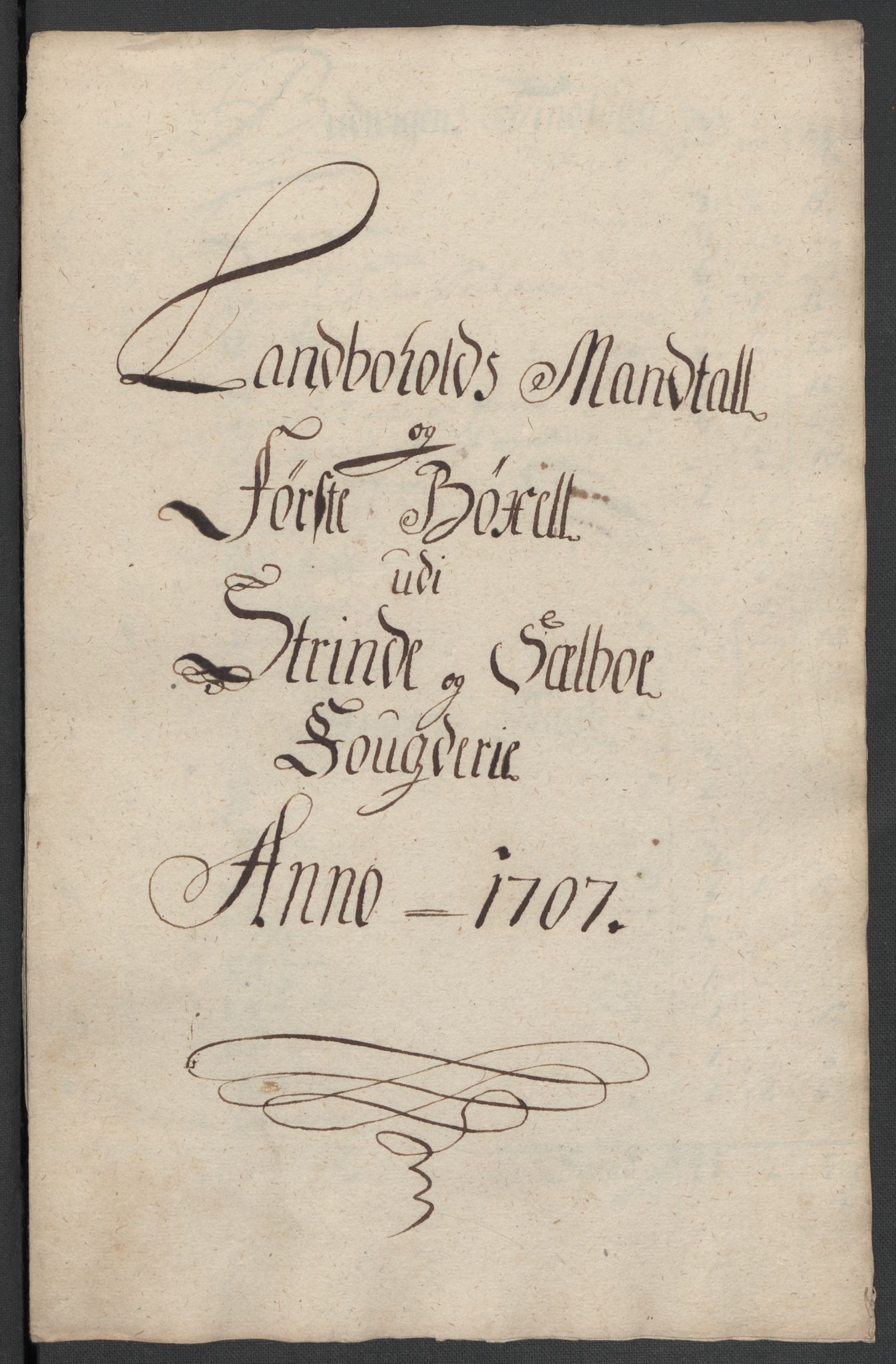 Rentekammeret inntil 1814, Reviderte regnskaper, Fogderegnskap, RA/EA-4092/R61/L4110: Fogderegnskap Strinda og Selbu, 1707-1708, p. 123