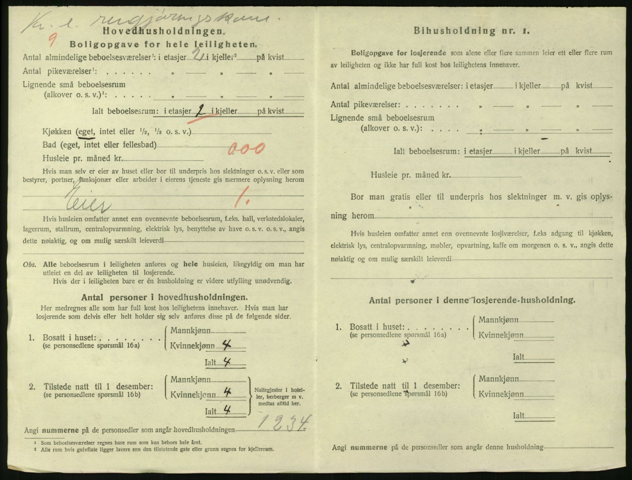 SAKO, 1920 census for Larvik, 1920, p. 3851