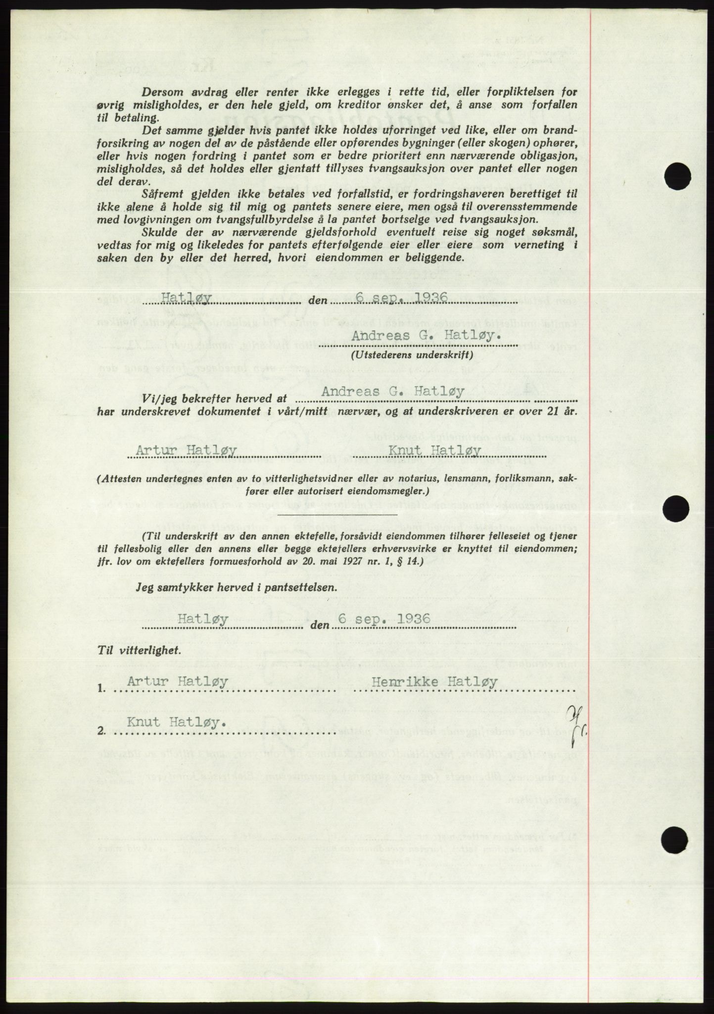 Søre Sunnmøre sorenskriveri, AV/SAT-A-4122/1/2/2C/L0061: Mortgage book no. 55, 1936-1936, Diary no: : 1386/1936