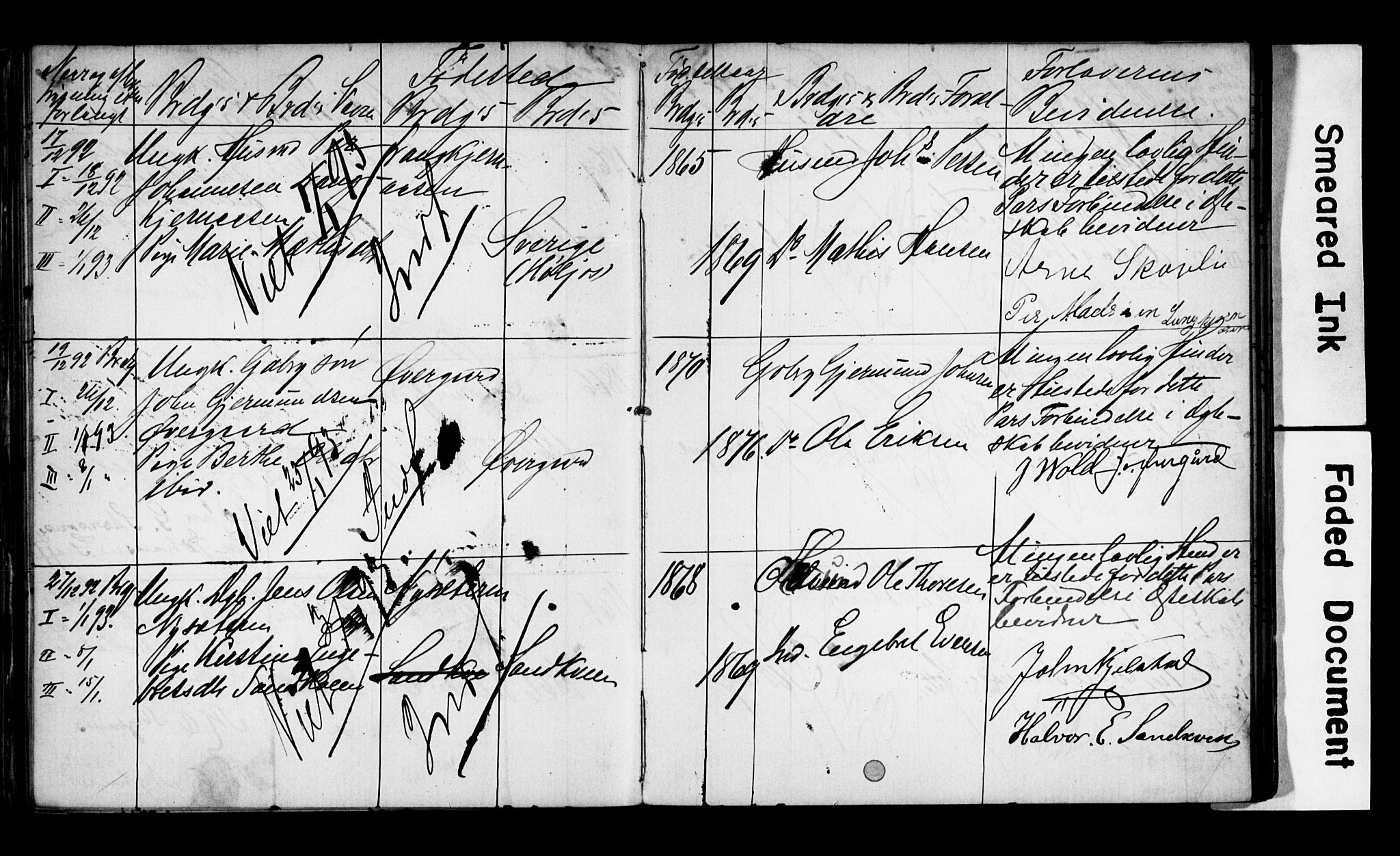 Trysil prestekontor, SAH/PREST-046/I/Ie: Banns register no. 1, 1882-1899