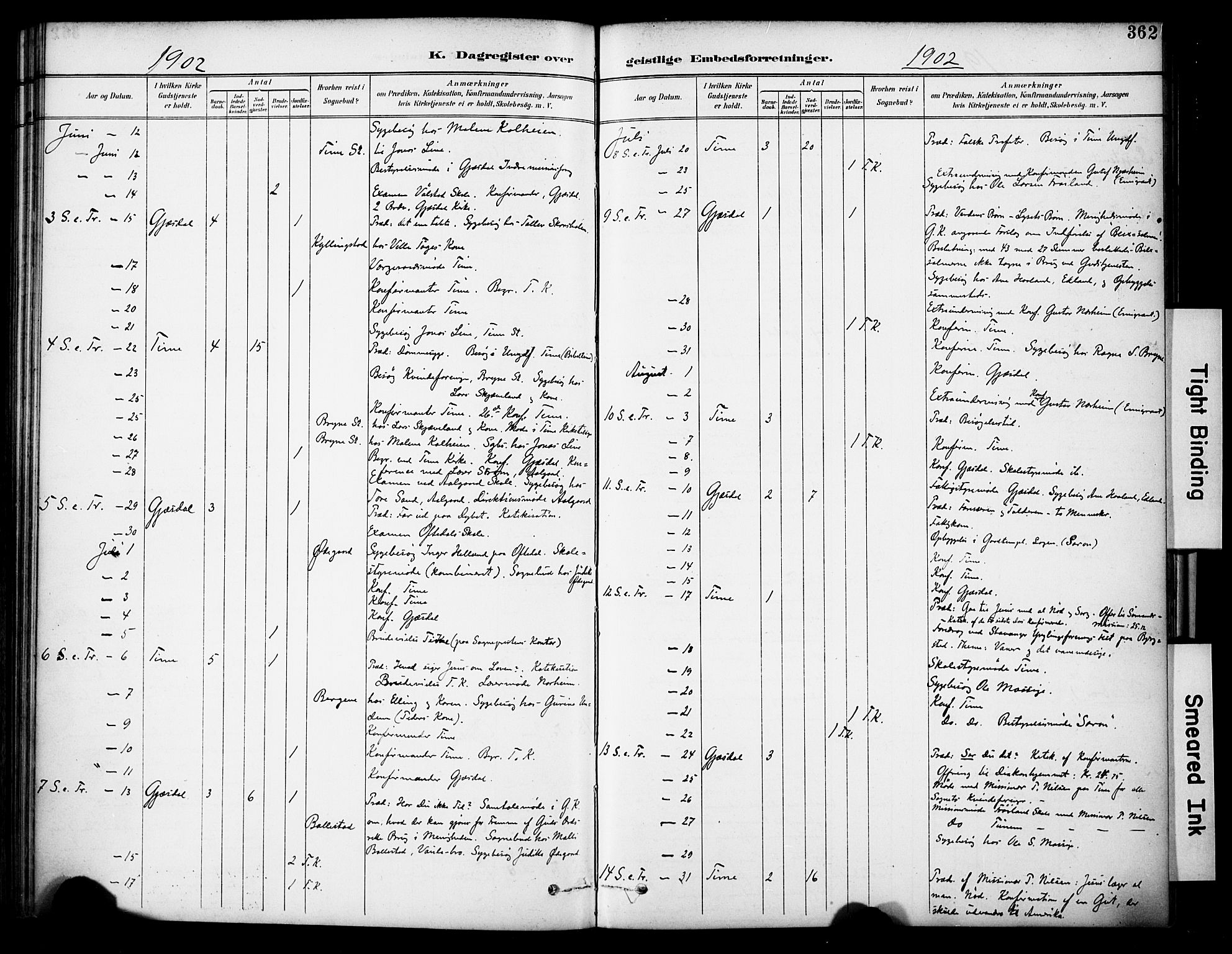 Lye sokneprestkontor, AV/SAST-A-101794/001/30BA/L0011: Parish register (official) no. A 9, 1893-1903, p. 362