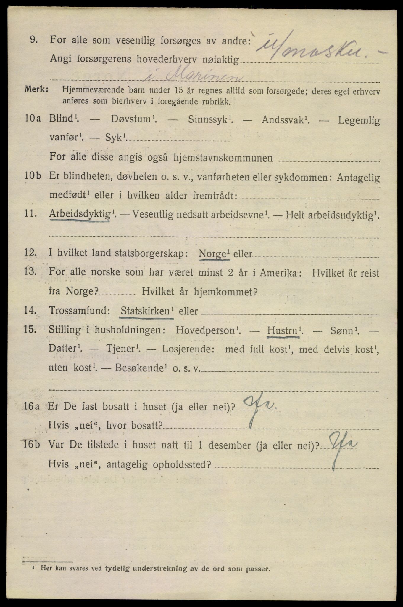 SAKO, 1920 census for Horten, 1920, p. 16244