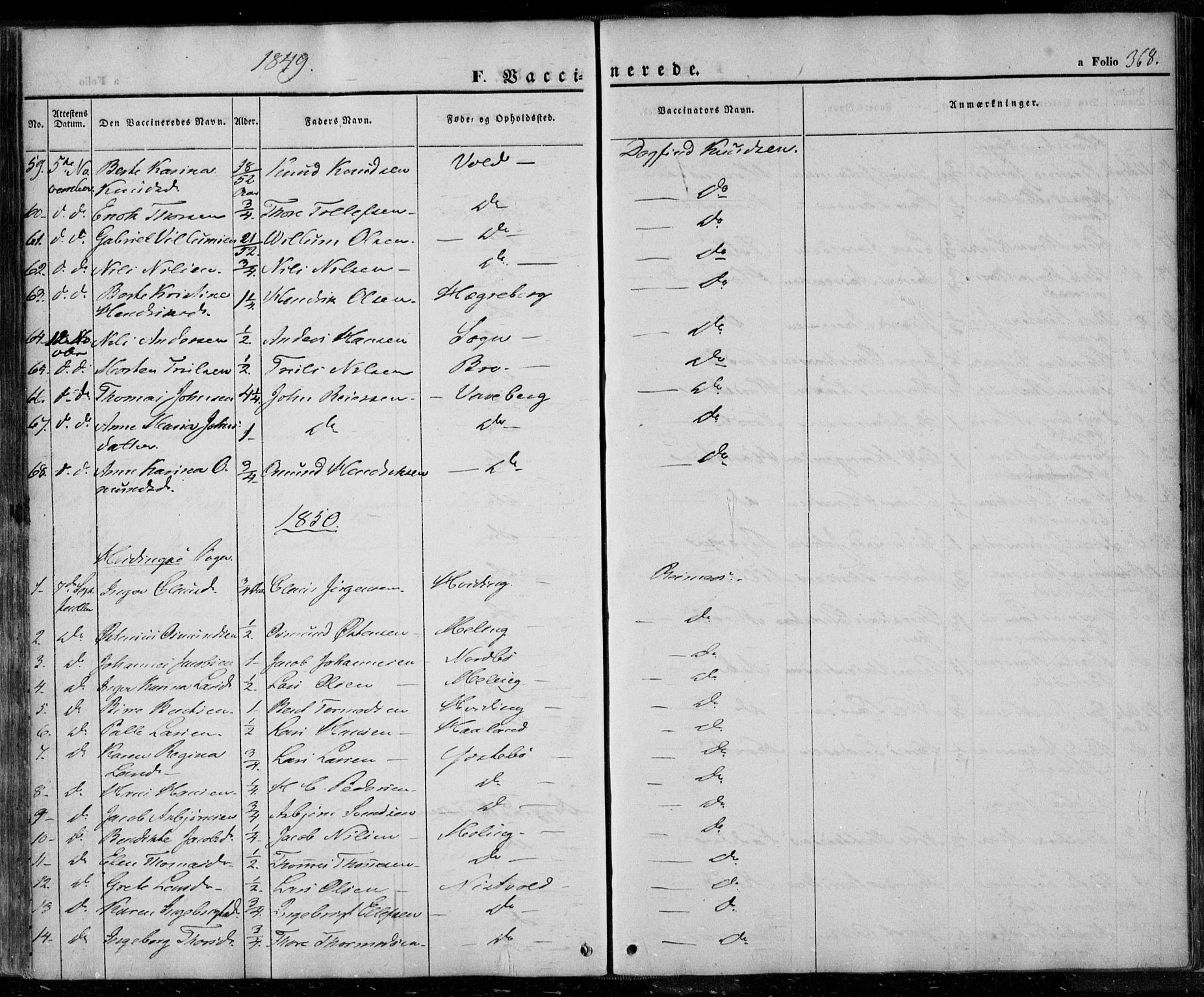 Rennesøy sokneprestkontor, AV/SAST-A -101827/H/Ha/Haa/L0005: Parish register (official) no. A 5, 1838-1859, p. 368