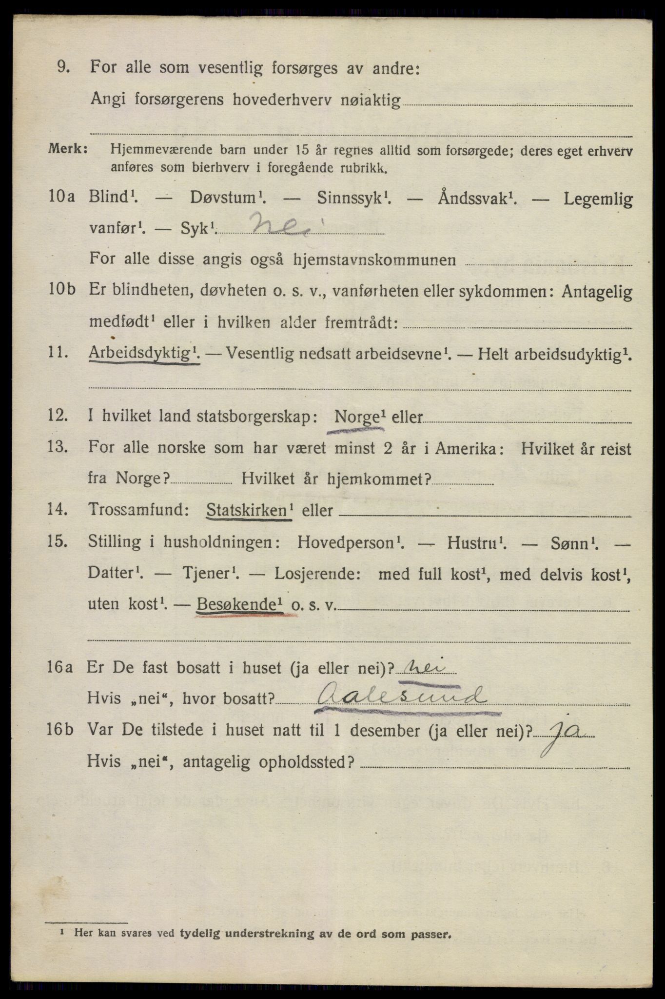 SAO, 1920 census for Kristiania, 1920, p. 461120