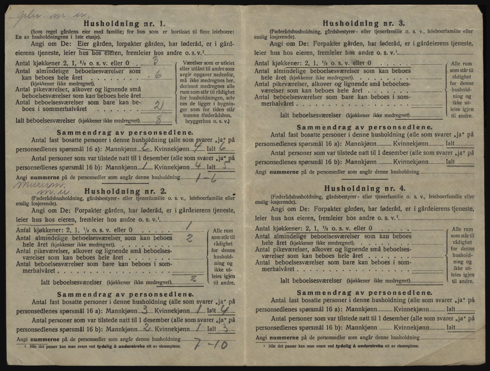 SAO, 1920 census for Asker, 1920, p. 2297