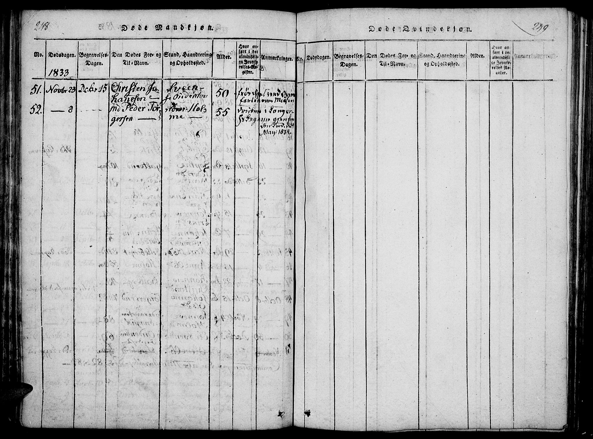 Fåberg prestekontor, SAH/PREST-086/H/Ha/Haa/L0003: Parish register (official) no. 3, 1818-1833, p. 248-249