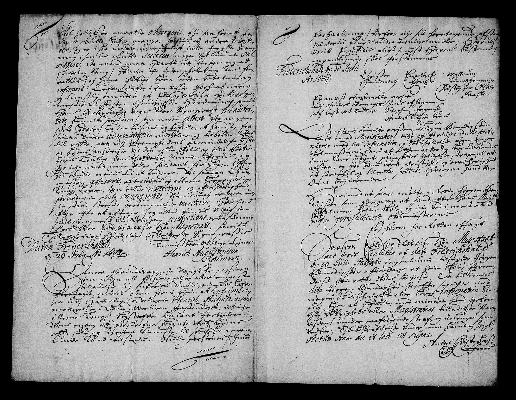 Stattholderembetet 1572-1771, RA/EA-2870/Af/L0002: Avskrifter av vedlegg til originale supplikker, nummerert i samsvar med supplikkbøkene, 1687-1689, p. 97