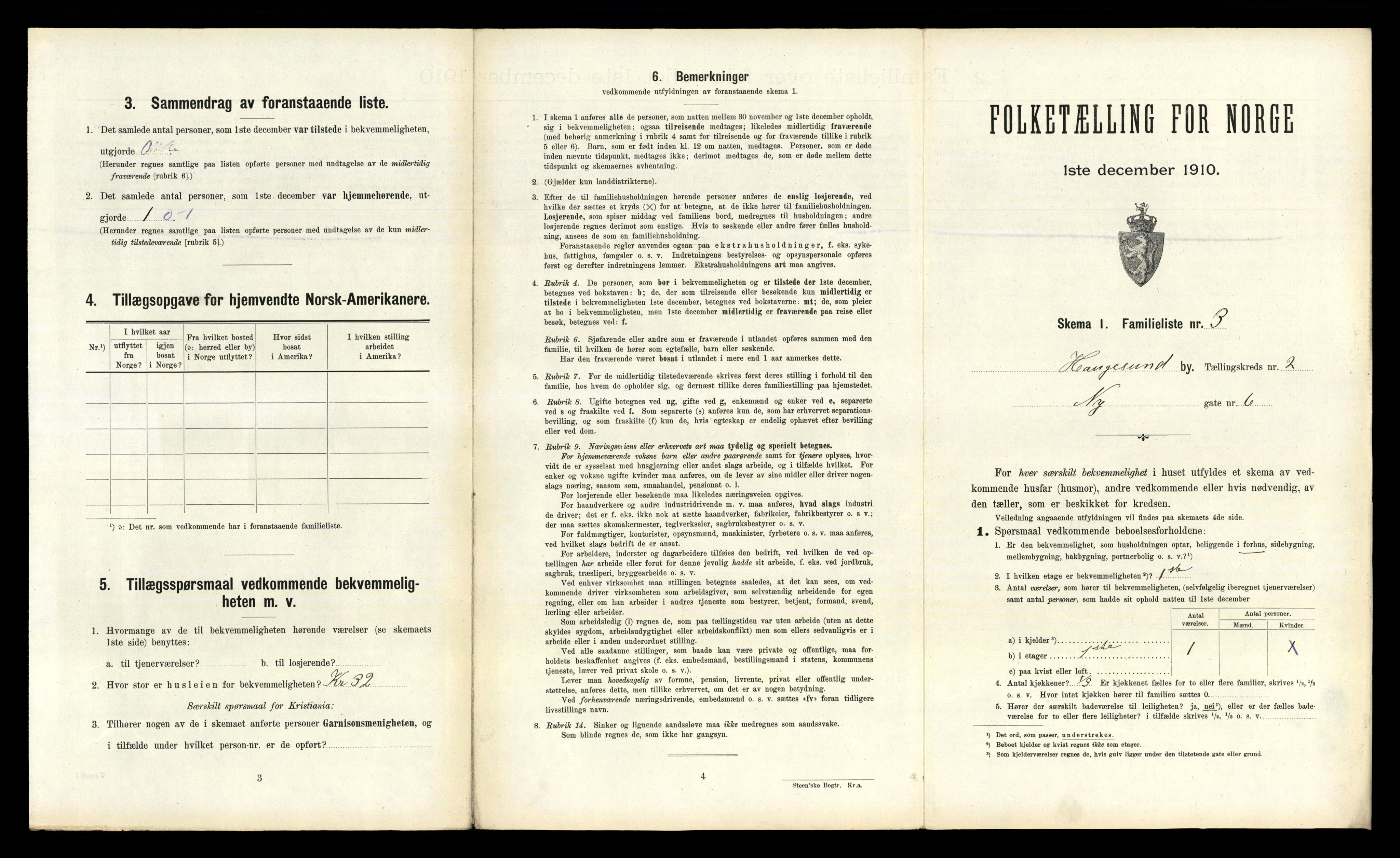 RA, 1910 census for Haugesund, 1910, p. 1420