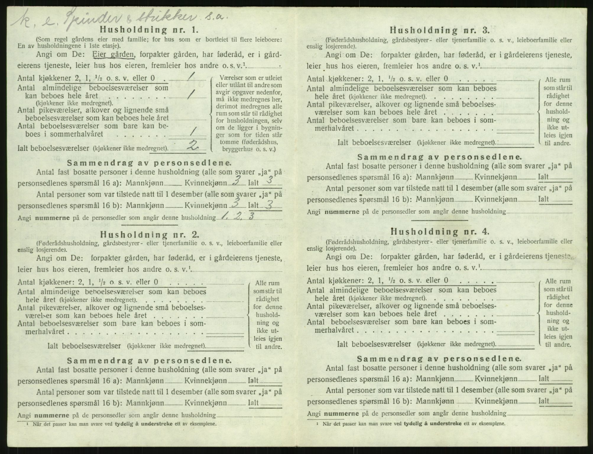 SAT, 1920 census for Eid (MR), 1920, p. 105