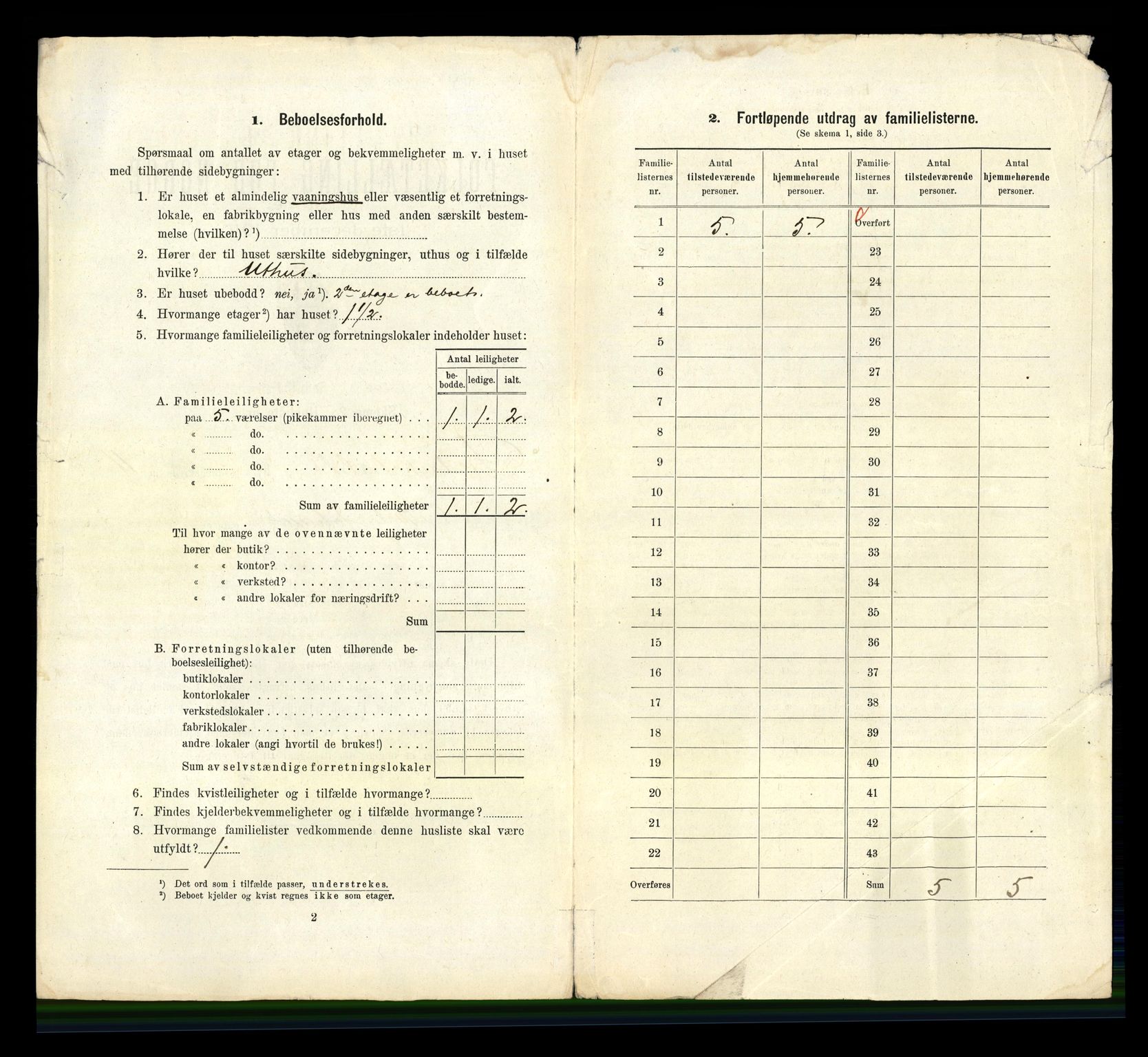 RA, 1910 census for Fredrikshald, 1910, p. 3939