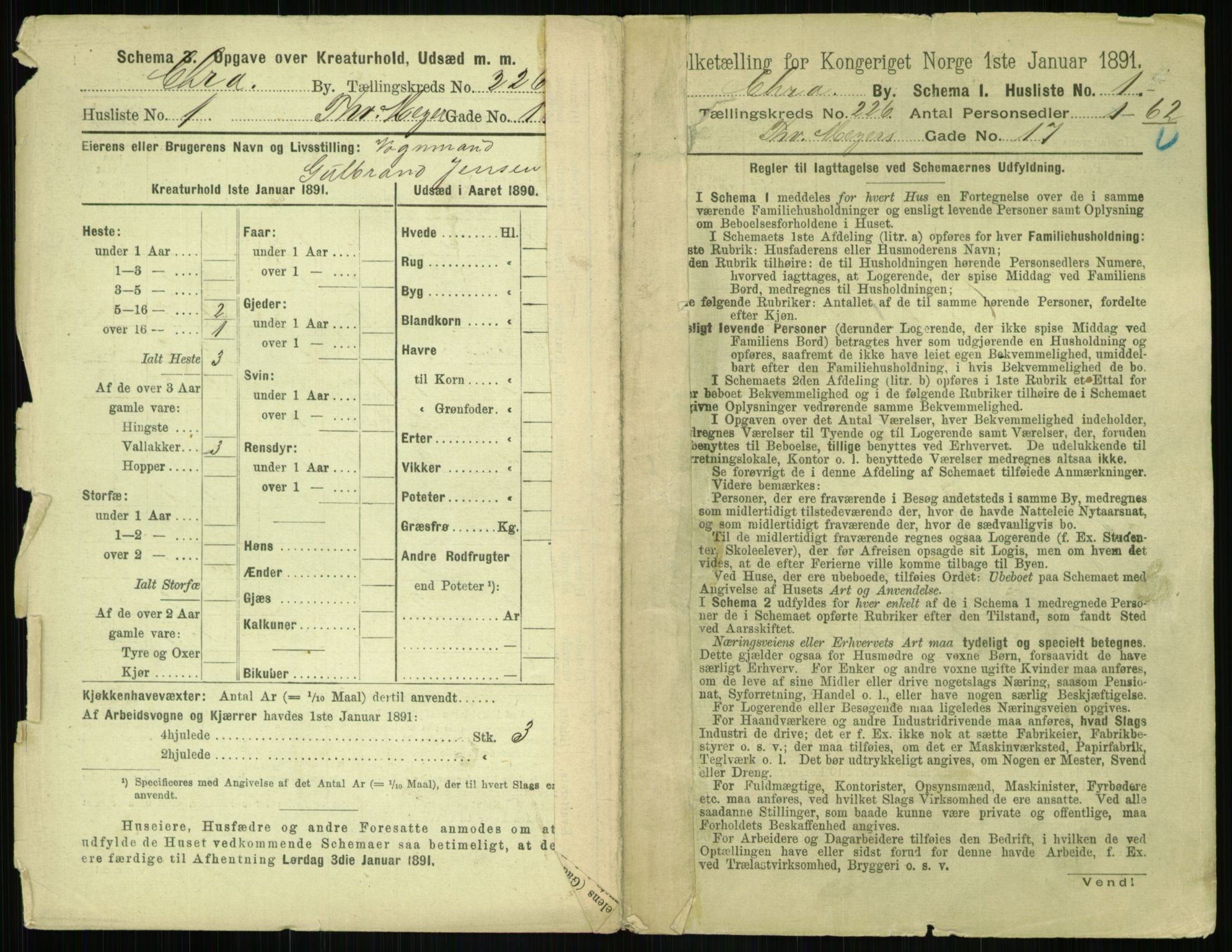 RA, 1891 census for 0301 Kristiania, 1891, p. 137379