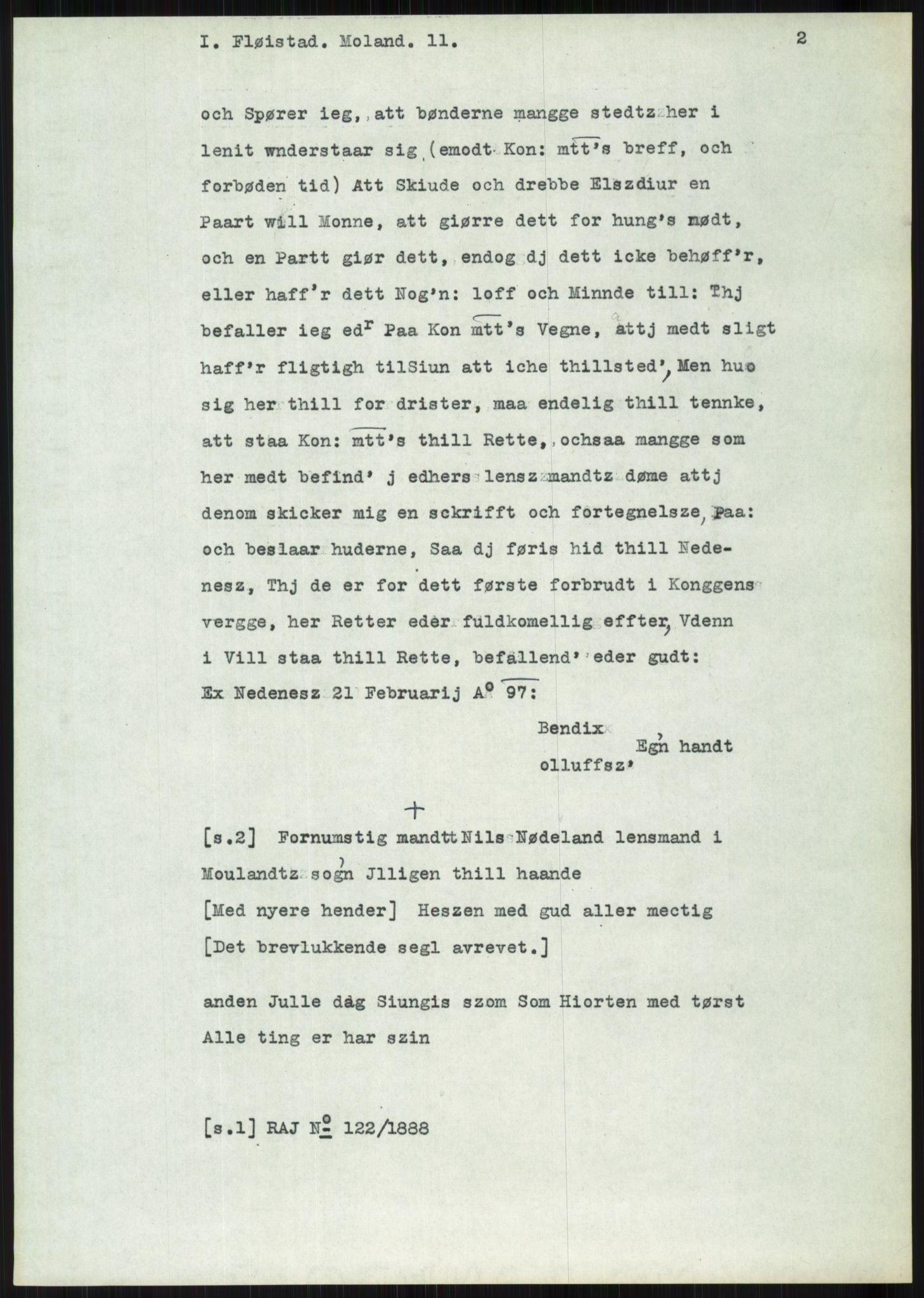 Samlinger til kildeutgivelse, Diplomavskriftsamlingen, AV/RA-EA-4053/H/Ha, p. 2044