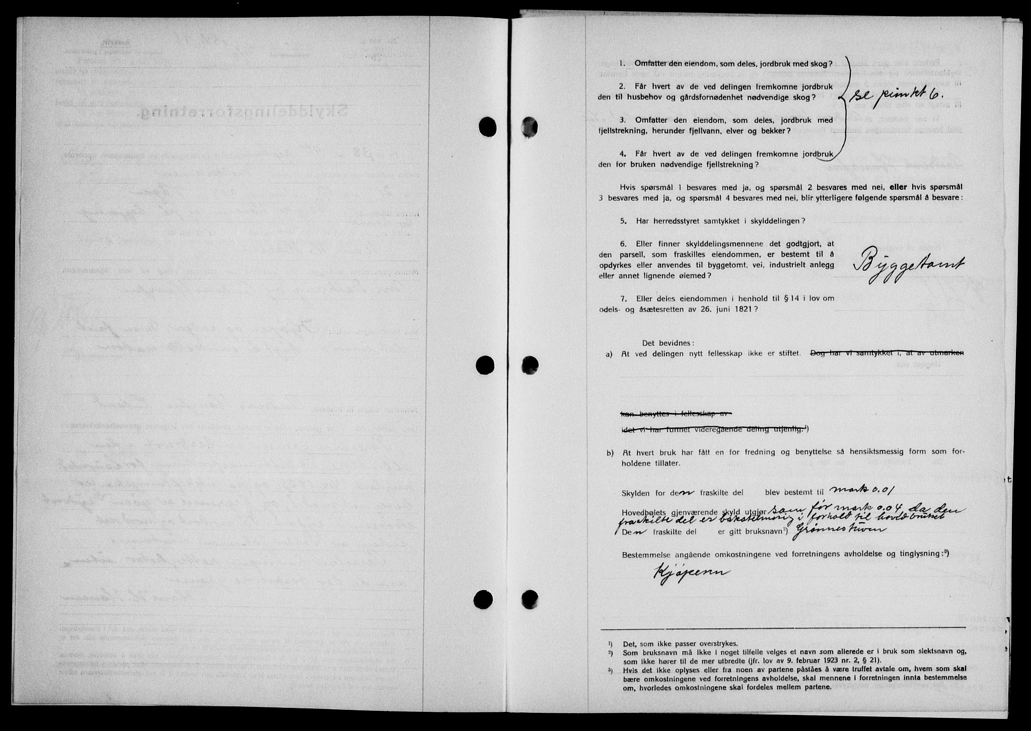 Lofoten sorenskriveri, SAT/A-0017/1/2/2C/L0004a: Mortgage book no. 4a, 1938-1938, Diary no: : 1840/1938