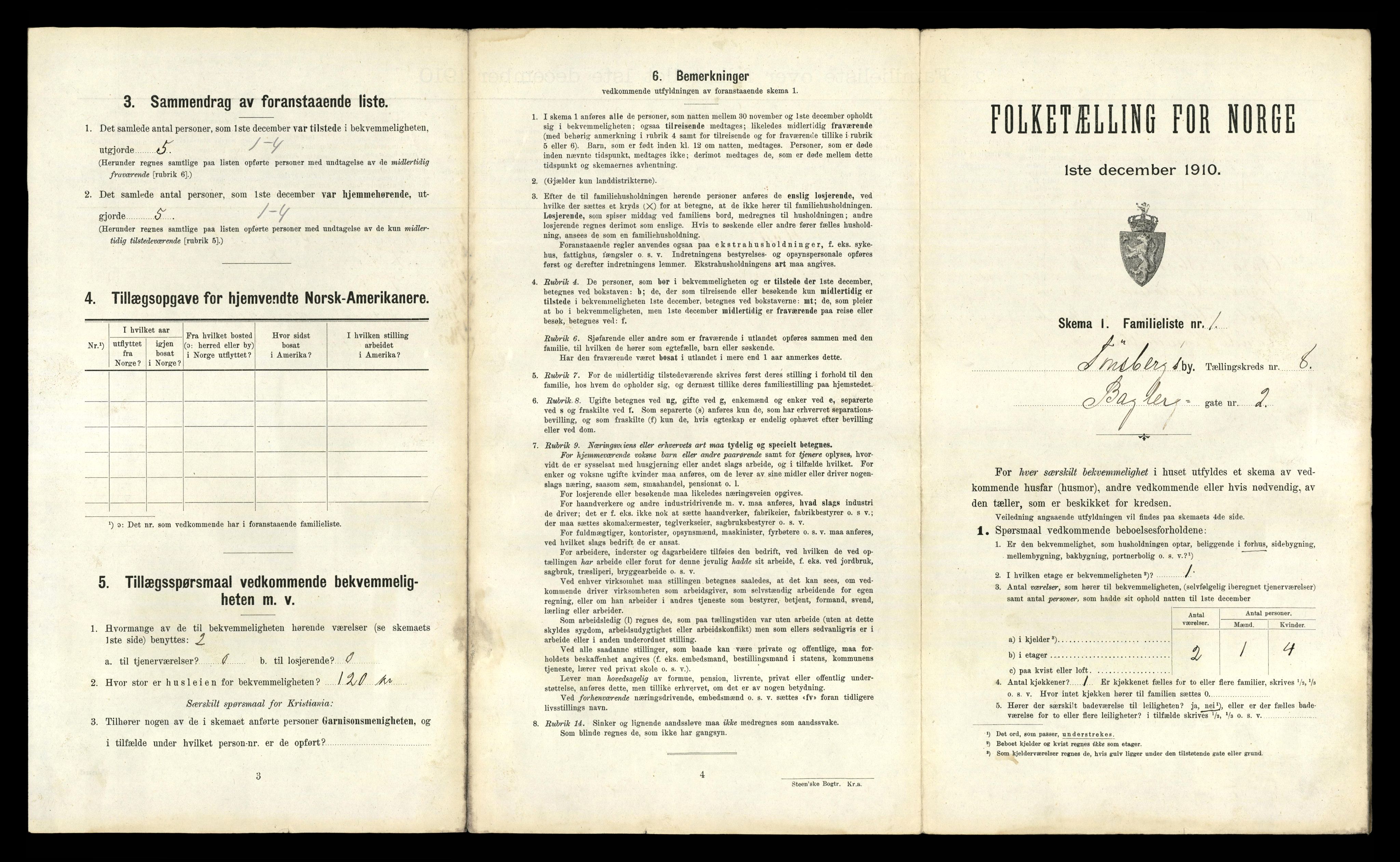 RA, 1910 census for Tønsberg, 1910, p. 3167