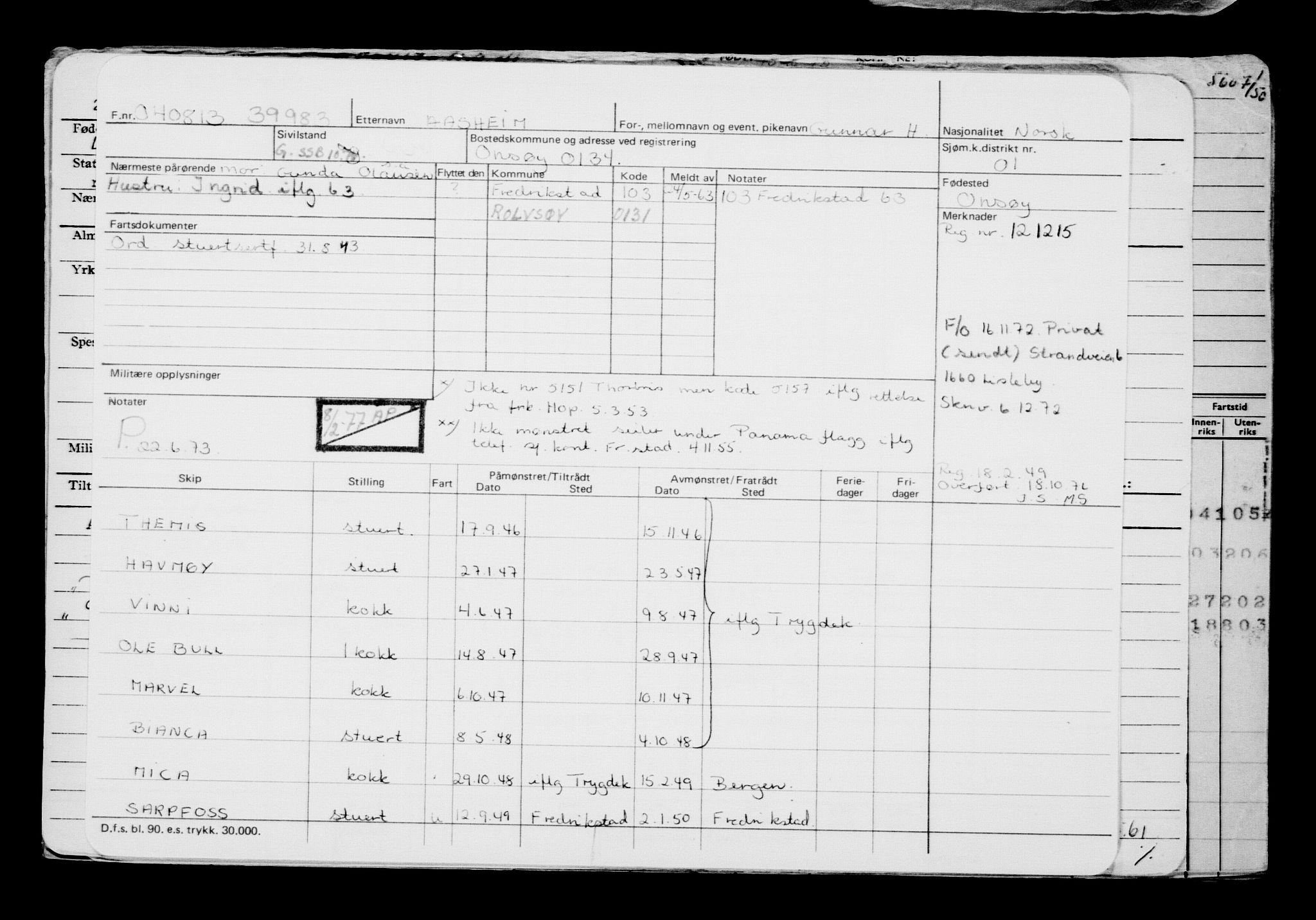 Direktoratet for sjømenn, AV/RA-S-3545/G/Gb/L0114: Hovedkort, 1913, p. 515