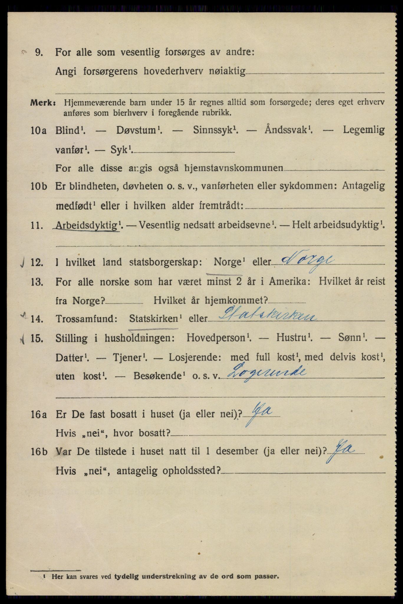 SAO, 1920 census for Kristiania, 1920, p. 556964