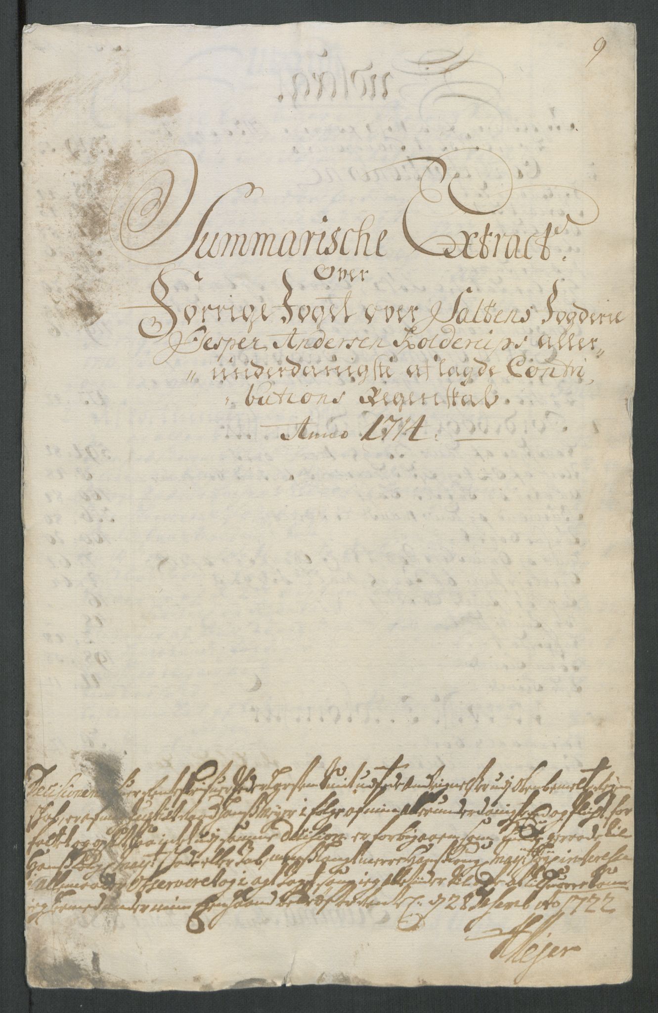 Rentekammeret inntil 1814, Reviderte regnskaper, Fogderegnskap, AV/RA-EA-4092/R66/L4584: Fogderegnskap Salten, 1714, p. 16