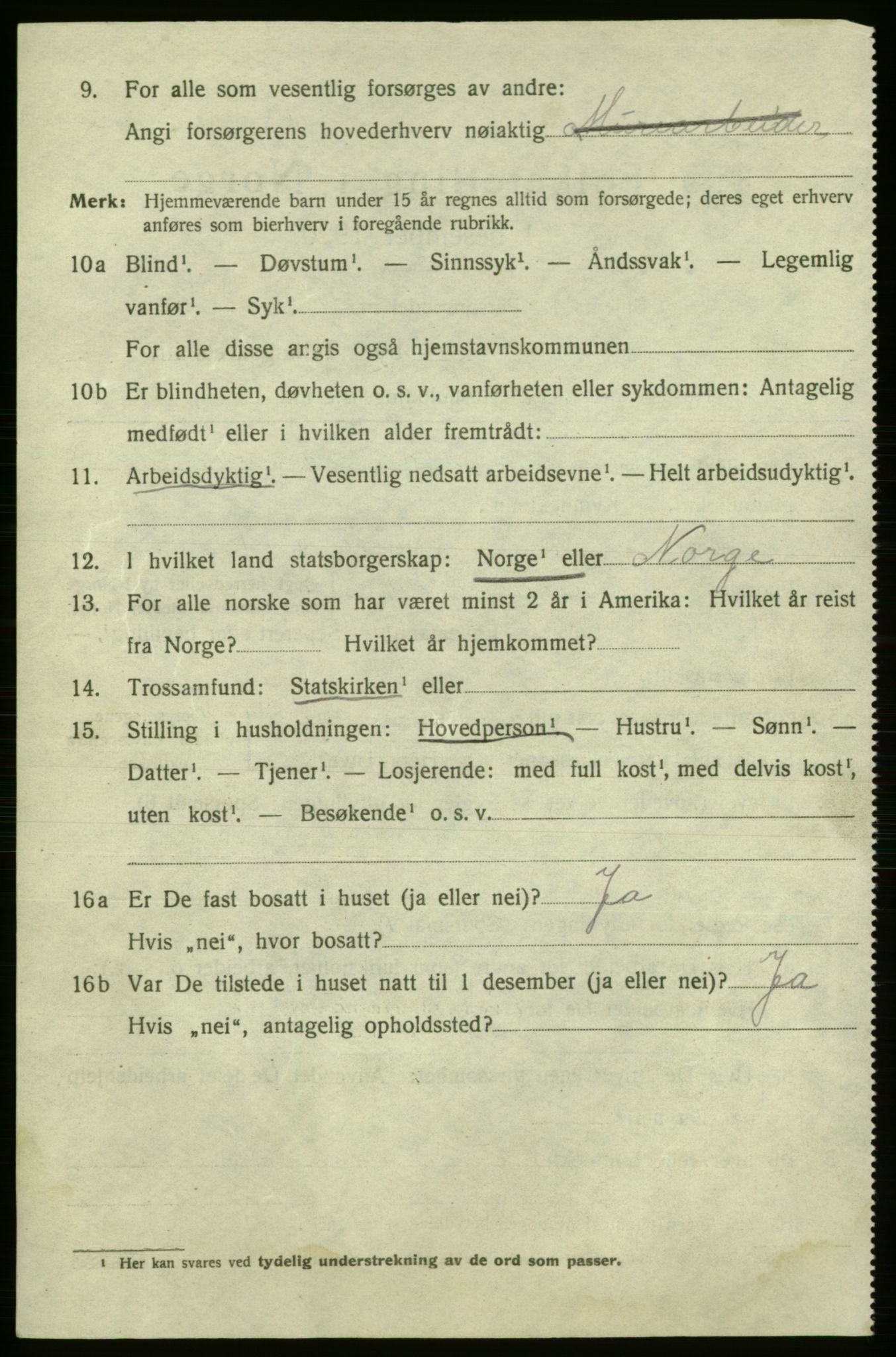 SAO, 1920 census for Fredrikshald, 1920, p. 27328