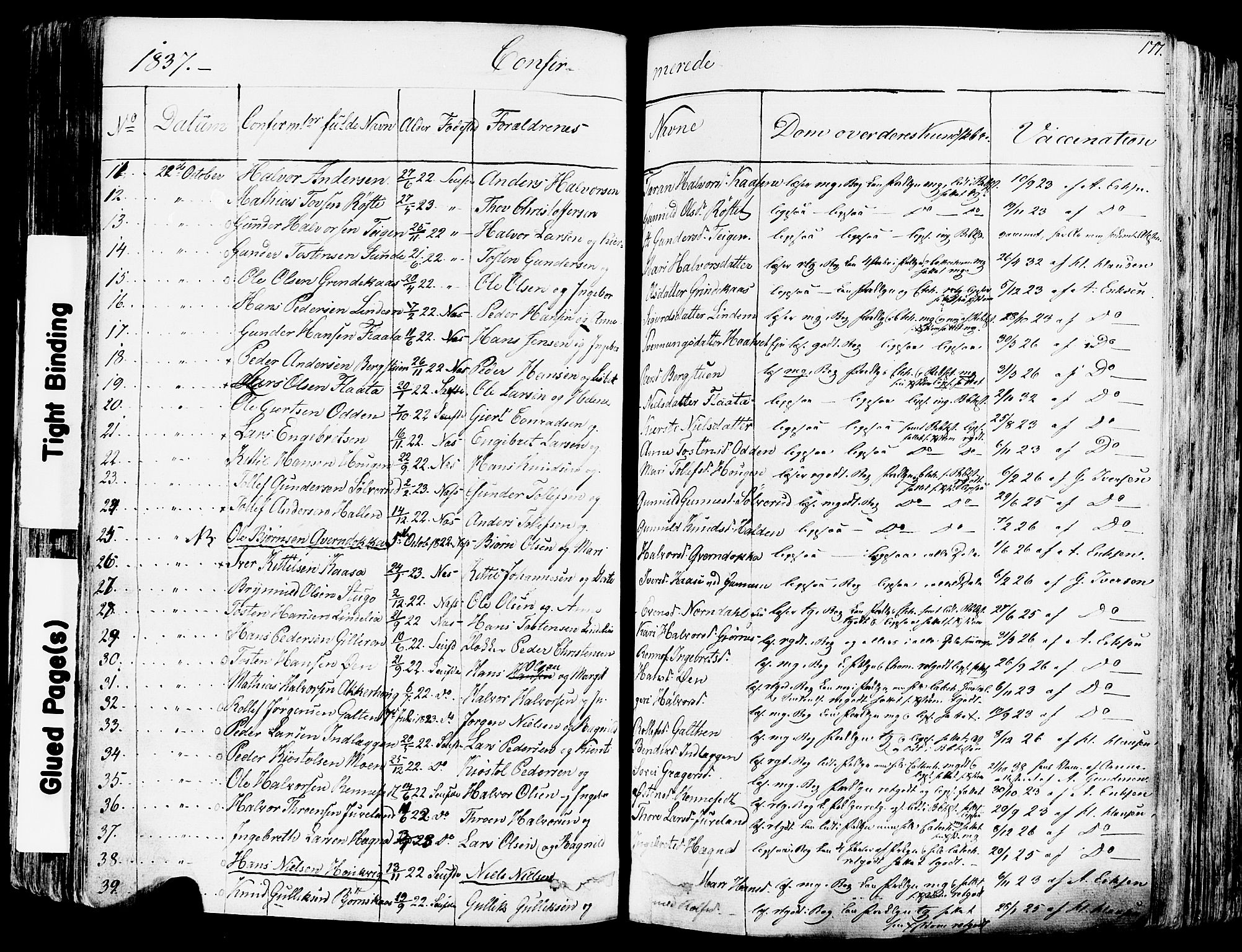 Sauherad kirkebøker, SAKO/A-298/F/Fa/L0006: Parish register (official) no. I 6, 1827-1850, p. 177