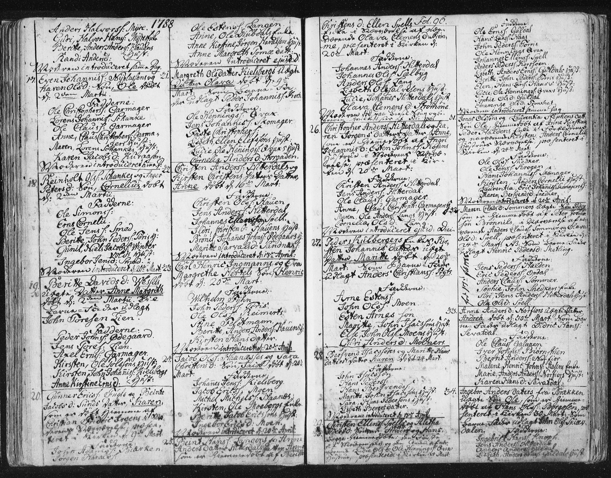 Ministerialprotokoller, klokkerbøker og fødselsregistre - Sør-Trøndelag, SAT/A-1456/681/L0926: Parish register (official) no. 681A04, 1767-1797, p. 96