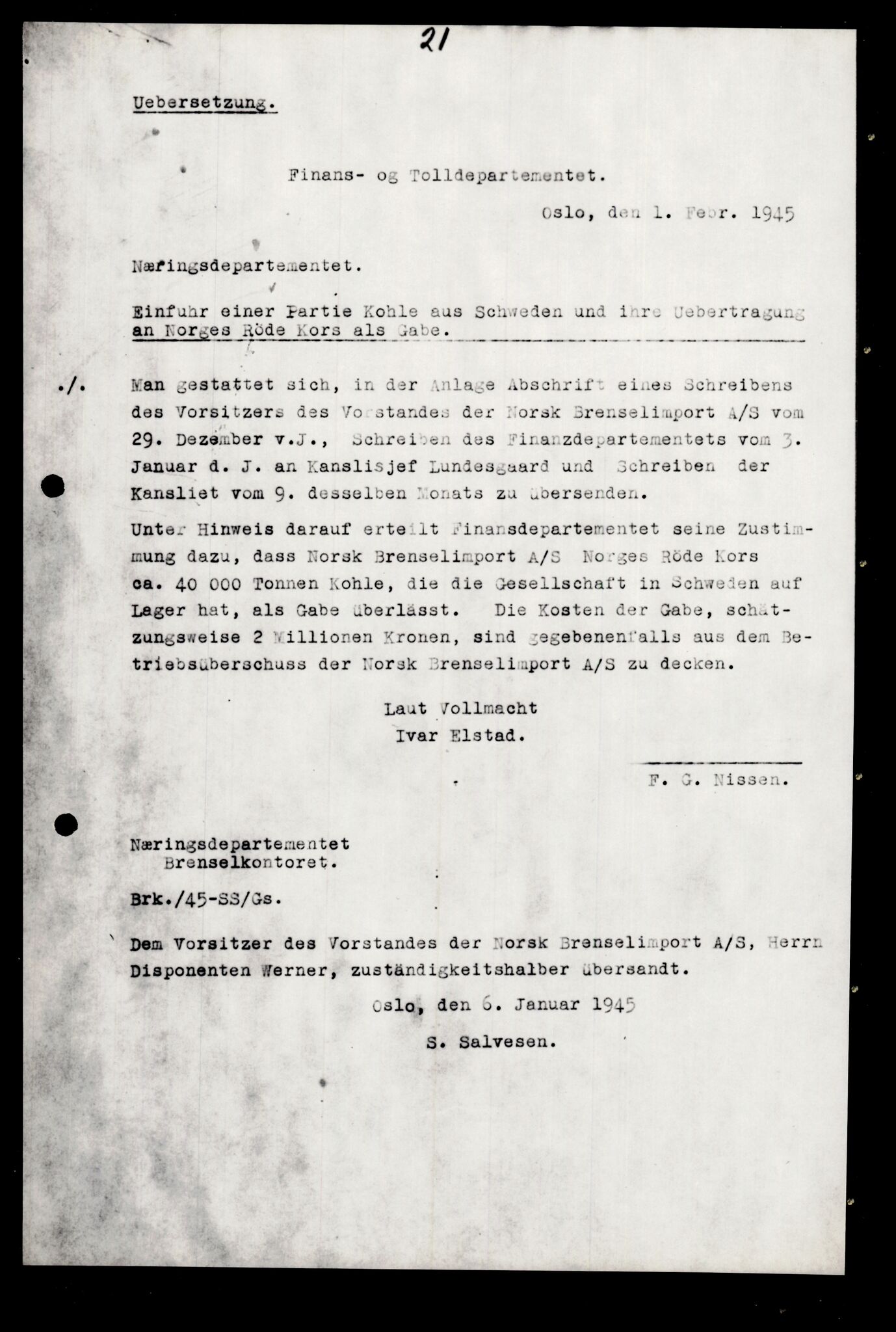 Forsvarets Overkommando. 2 kontor. Arkiv 11.4. Spredte tyske arkivsaker, AV/RA-RAFA-7031/D/Dar/Darb/L0012: Reichskommissariat - Hauptabteilung Volkswirtschaft, 1940-1945, p. 417