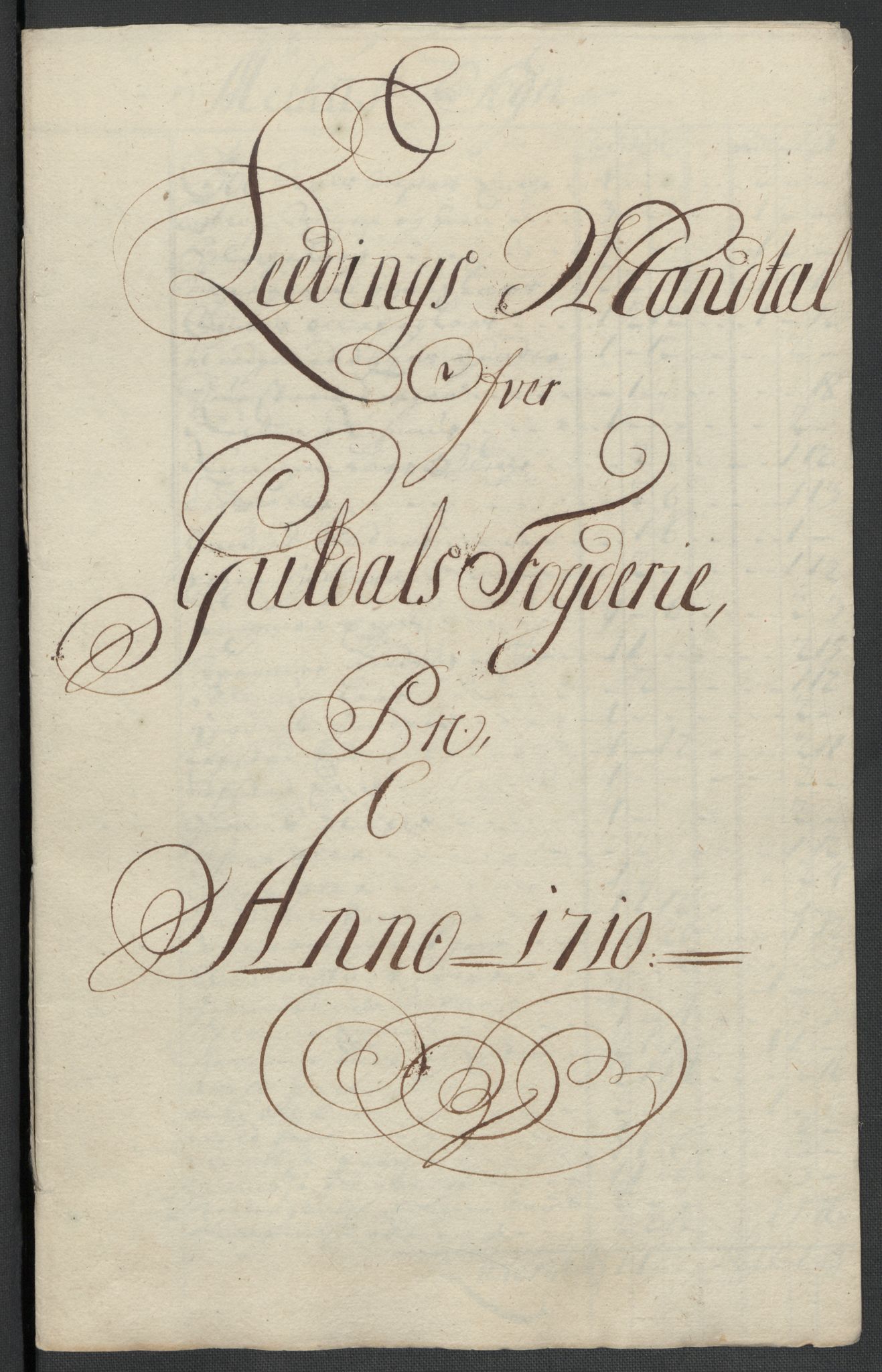 Rentekammeret inntil 1814, Reviderte regnskaper, Fogderegnskap, RA/EA-4092/R60/L3960: Fogderegnskap Orkdal og Gauldal, 1710, p. 307