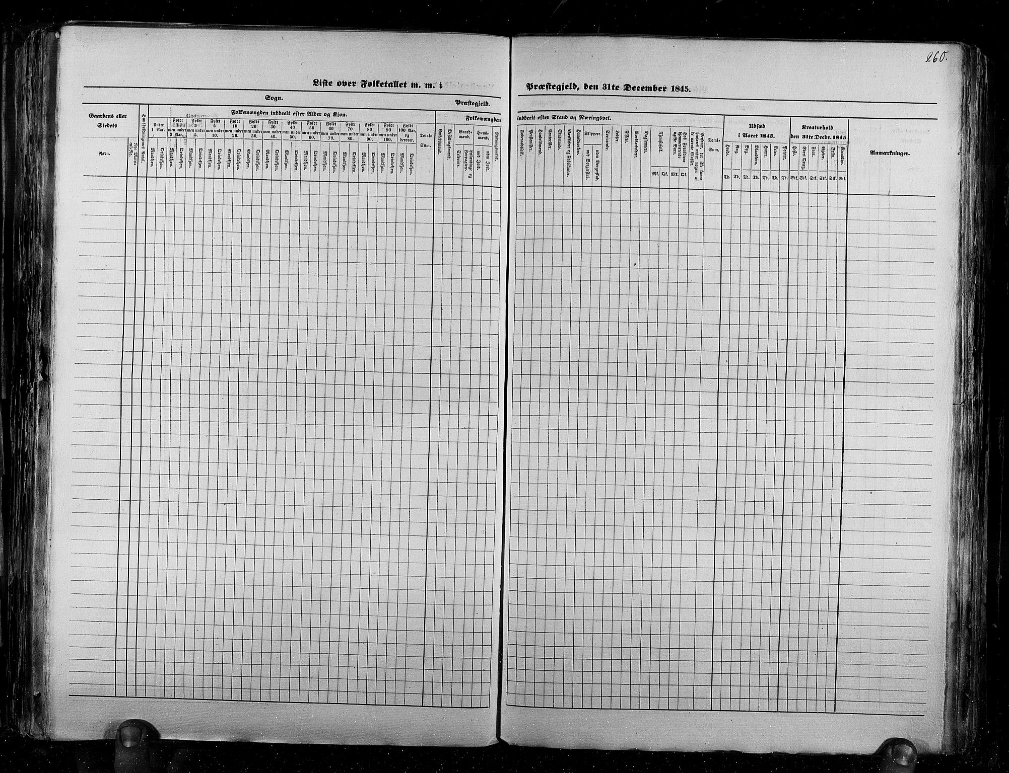 RA, Census 1845, vol. 2: Smålenenes amt og Akershus amt, 1845, p. 260