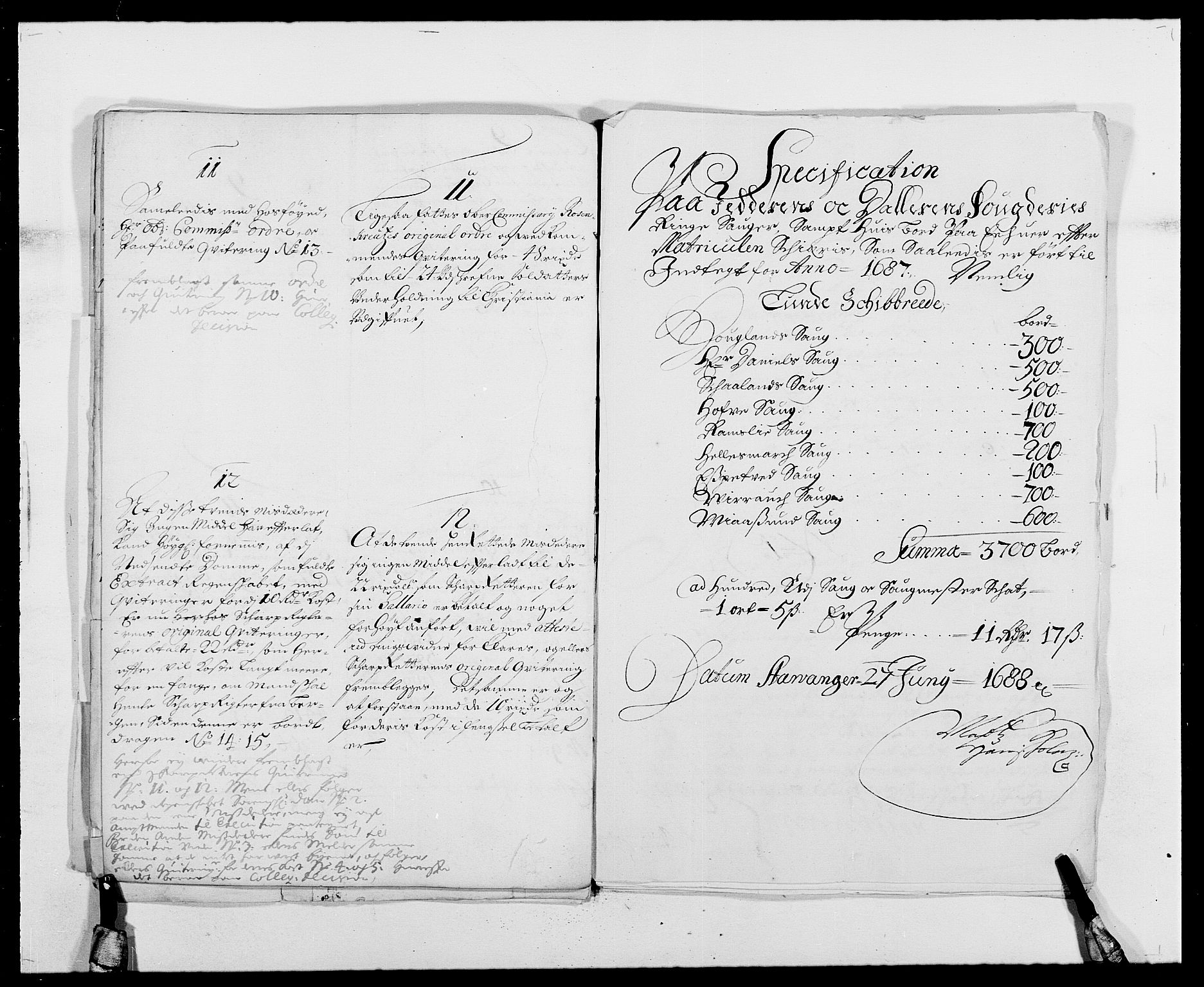 Rentekammeret inntil 1814, Reviderte regnskaper, Fogderegnskap, RA/EA-4092/R46/L2726: Fogderegnskap Jæren og Dalane, 1686-1689, p. 222