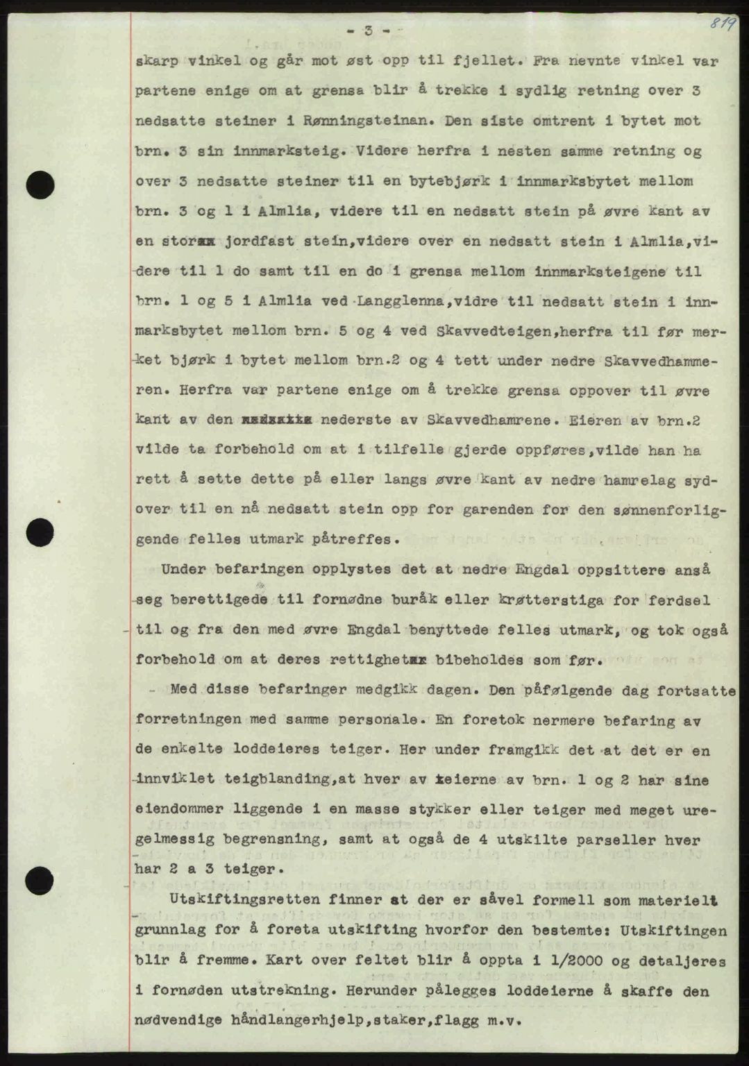 Nordmøre sorenskriveri, AV/SAT-A-4132/1/2/2Ca: Mortgage book no. A110, 1948-1949, Diary no: : 499/1949