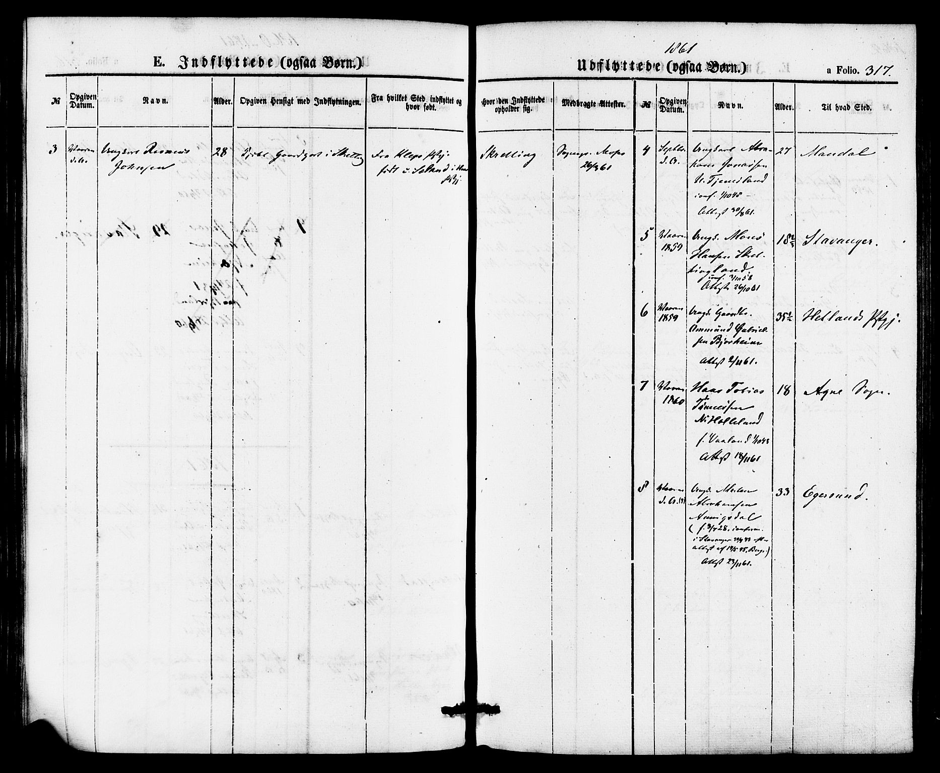 Hå sokneprestkontor, AV/SAST-A-101801/001/30BA/L0009: Parish register (official) no. A 8, 1855-1878, p. 317