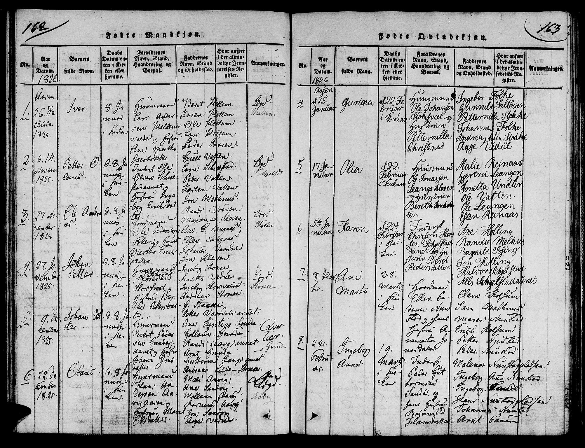 Ministerialprotokoller, klokkerbøker og fødselsregistre - Nord-Trøndelag, SAT/A-1458/713/L0112: Parish register (official) no. 713A04 /2, 1817-1827, p. 162-163