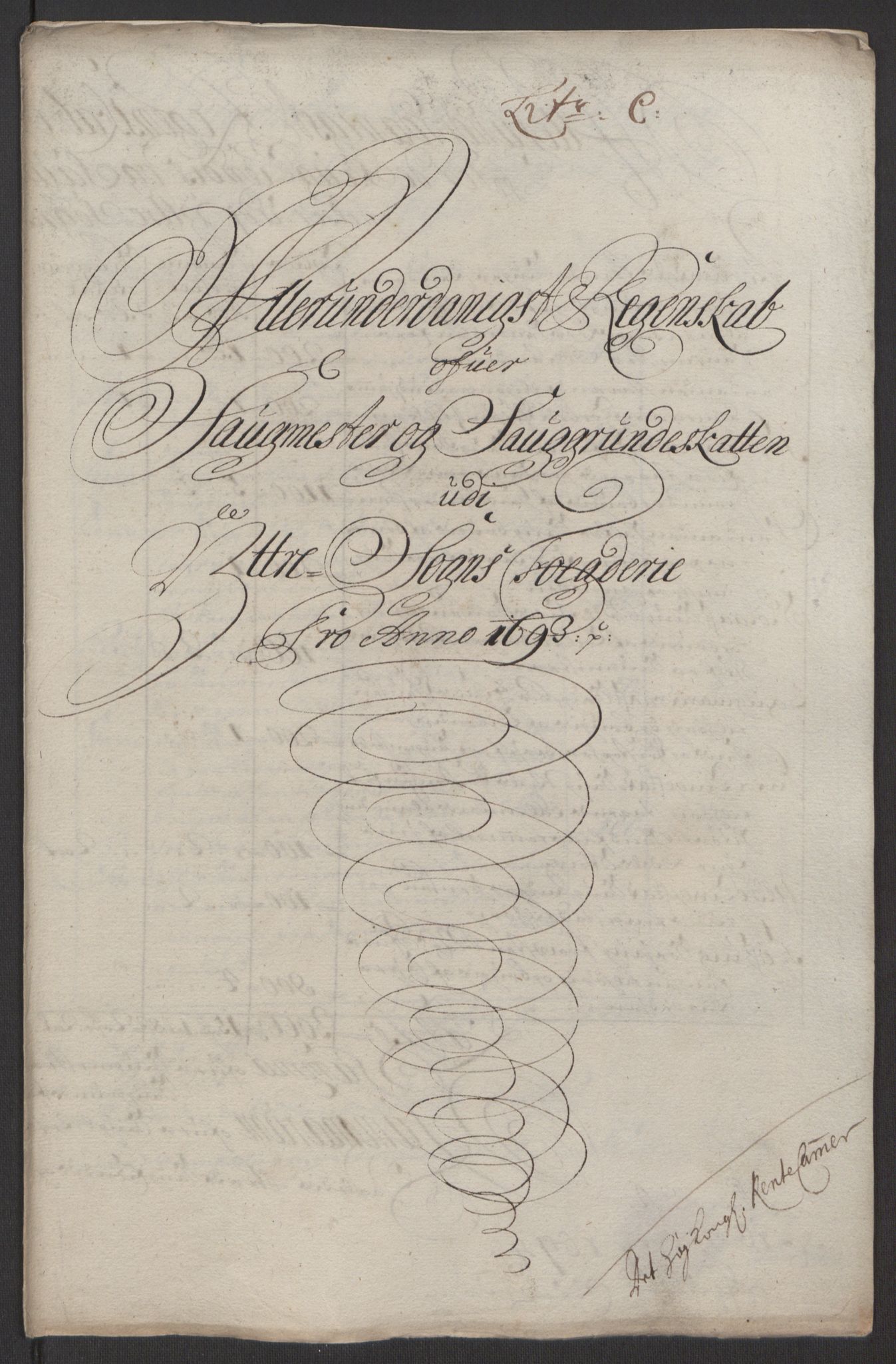 Rentekammeret inntil 1814, Reviderte regnskaper, Fogderegnskap, RA/EA-4092/R52/L3307: Fogderegnskap Sogn, 1693-1694, p. 214