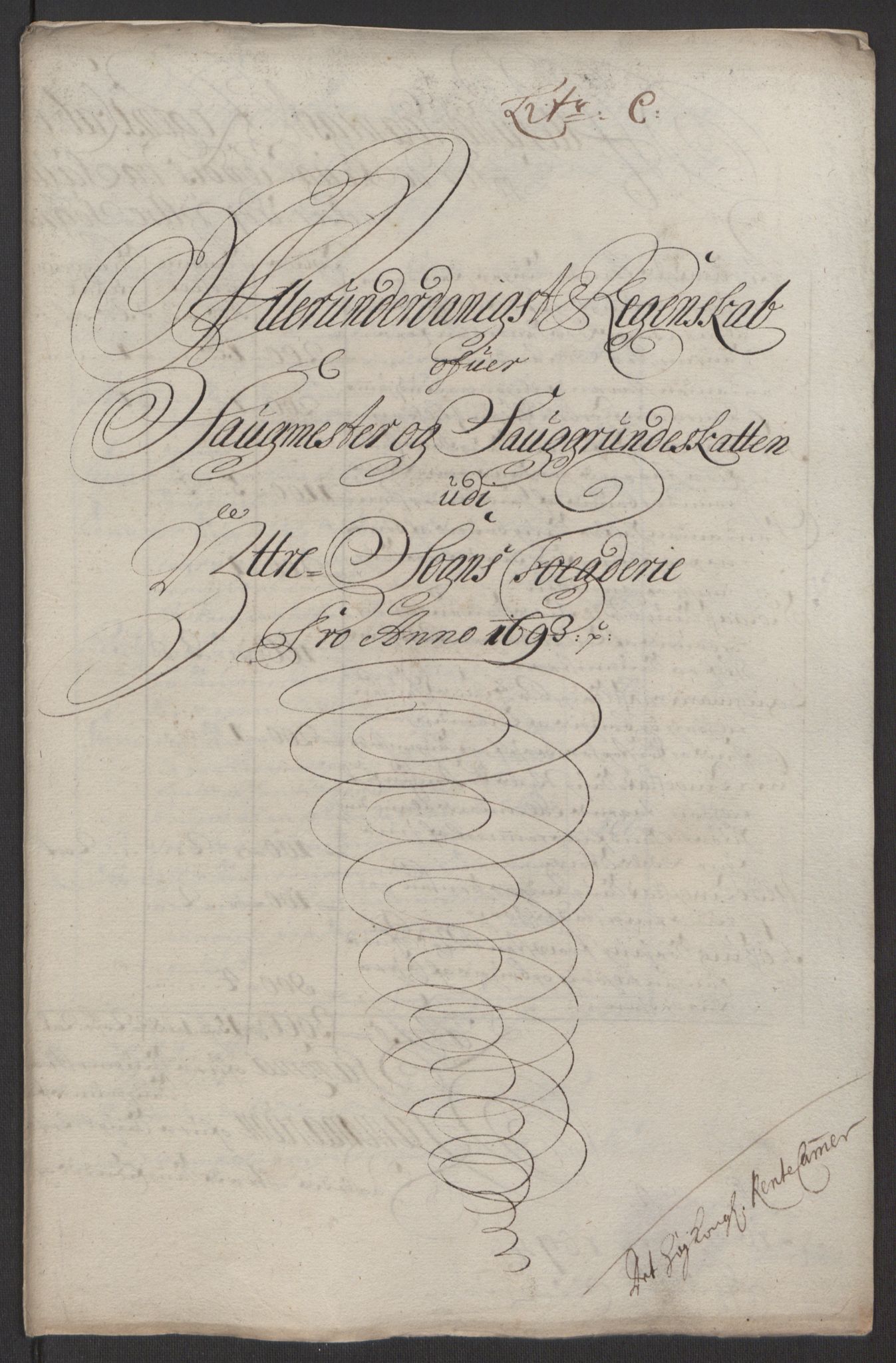 Rentekammeret inntil 1814, Reviderte regnskaper, Fogderegnskap, AV/RA-EA-4092/R52/L3307: Fogderegnskap Sogn, 1693-1694, p. 214