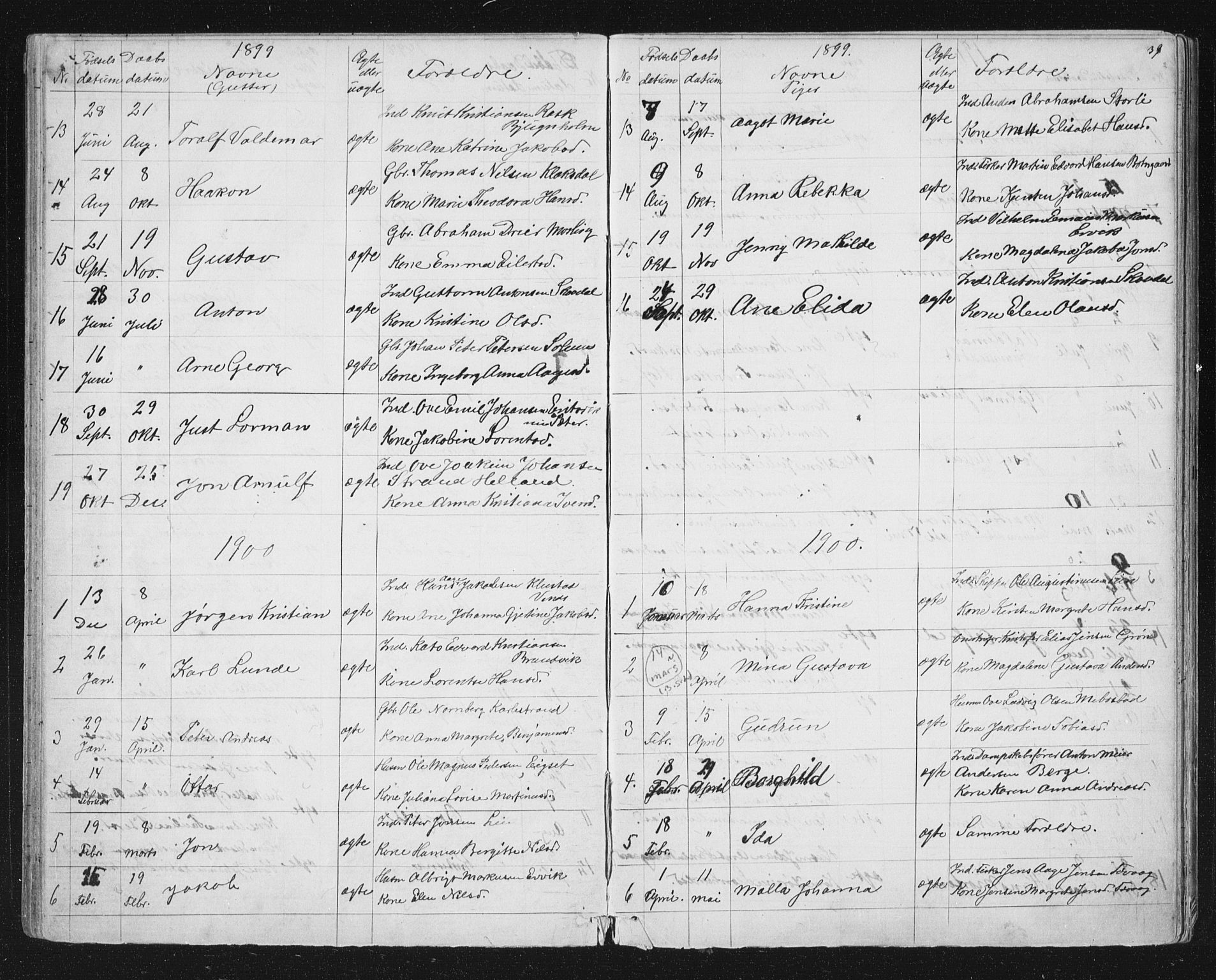Ministerialprotokoller, klokkerbøker og fødselsregistre - Sør-Trøndelag, SAT/A-1456/651/L0647: Parish register (copy) no. 651C01, 1866-1914, p. 39