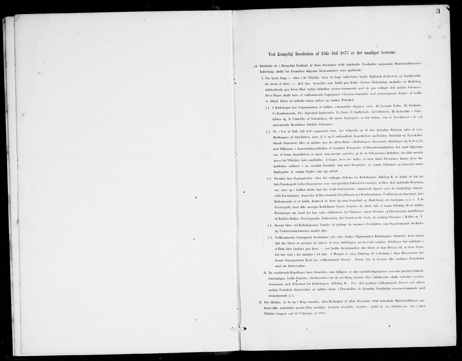 Etne sokneprestembete, SAB/A-75001/H/Haa: Parish register (official) no. E 1, 1879-1905, p. 3