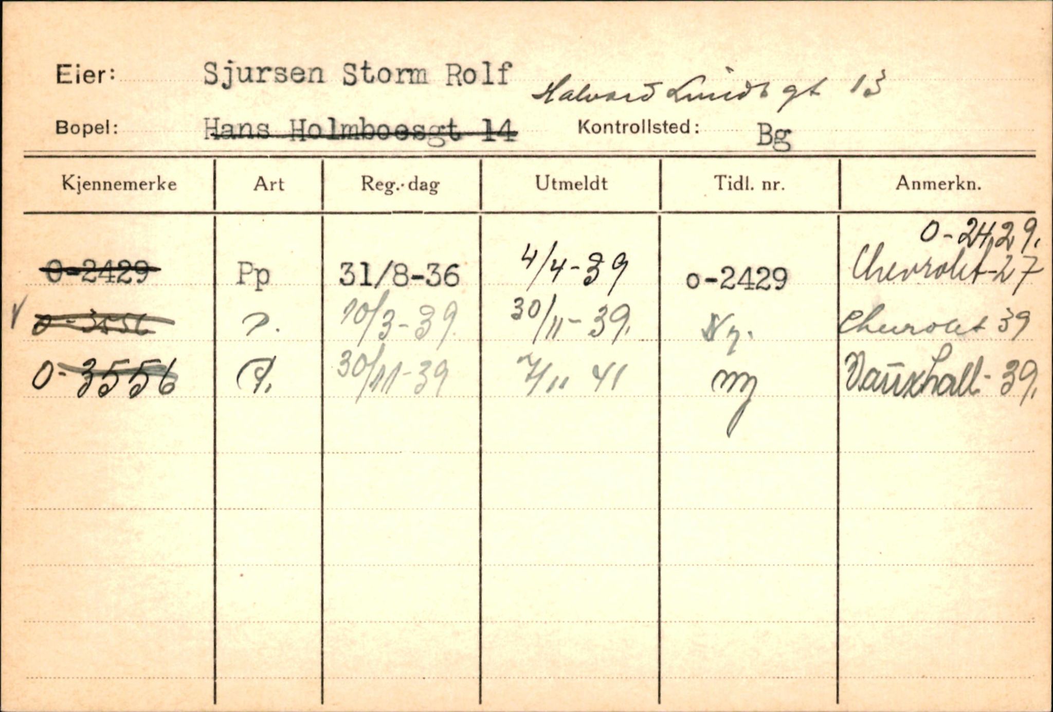 Statens vegvesen, Hordaland vegkontor, AV/SAB-A-5201/2/Hb/L0031: O-eierkort S, 1920-1971, p. 56