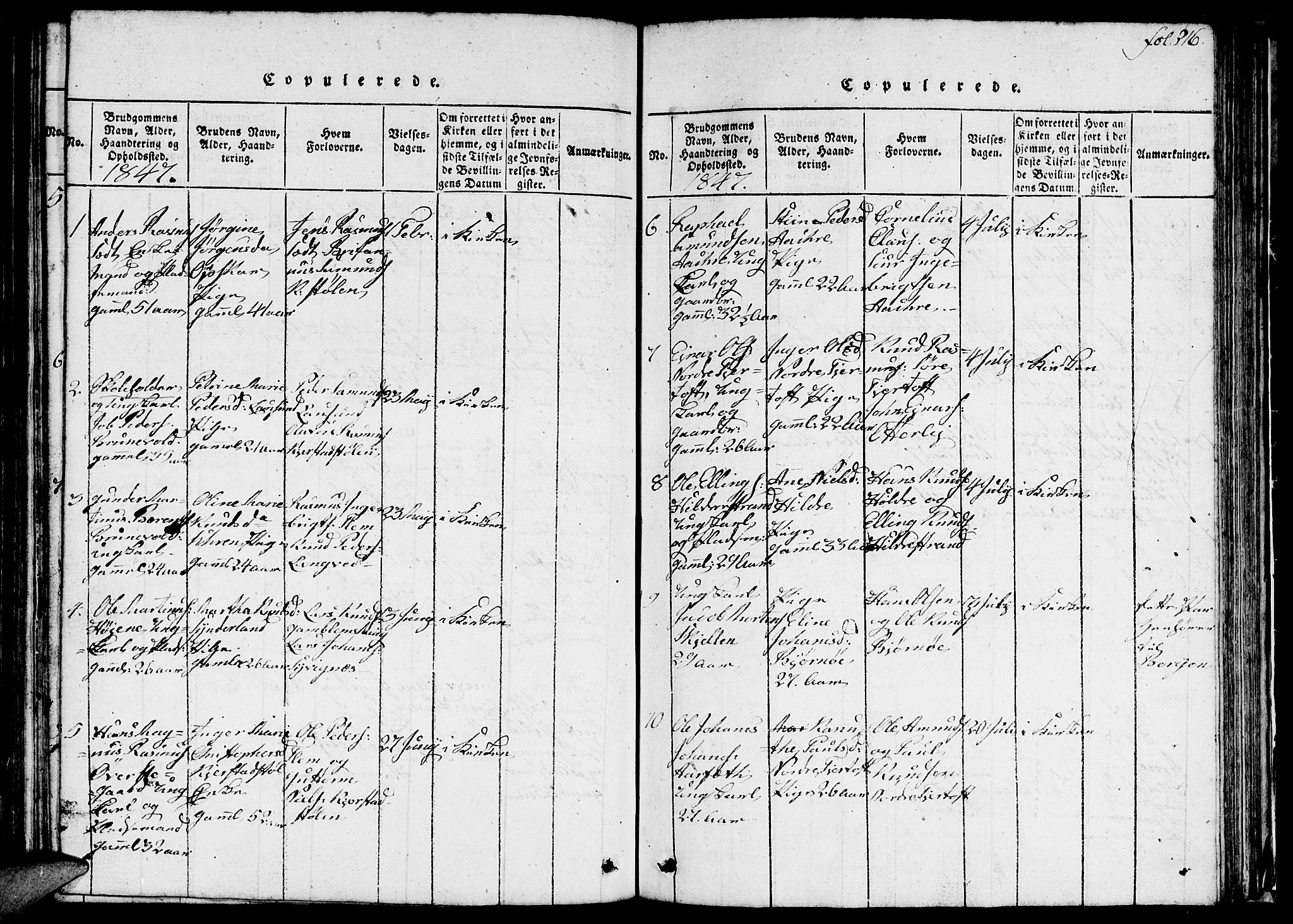 Ministerialprotokoller, klokkerbøker og fødselsregistre - Møre og Romsdal, AV/SAT-A-1454/536/L0506: Parish register (copy) no. 536C01, 1818-1859, p. 216