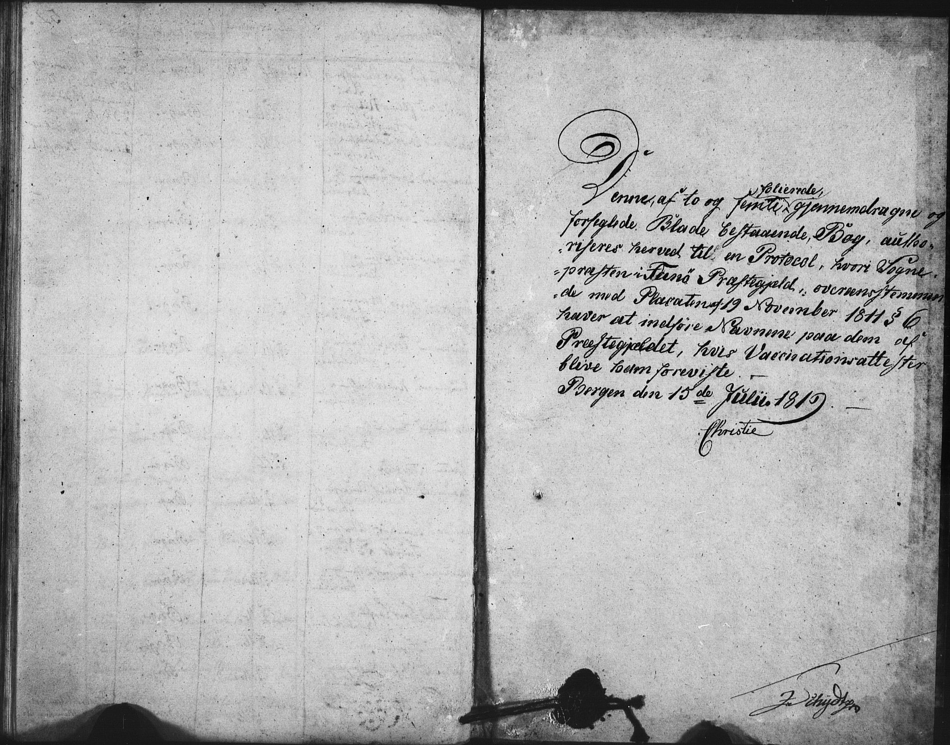 Fana Sokneprestembete, SAB/A-75101/H/Haa/Haaa/L0013: Parish register (official) no. A 13, 1819-1833