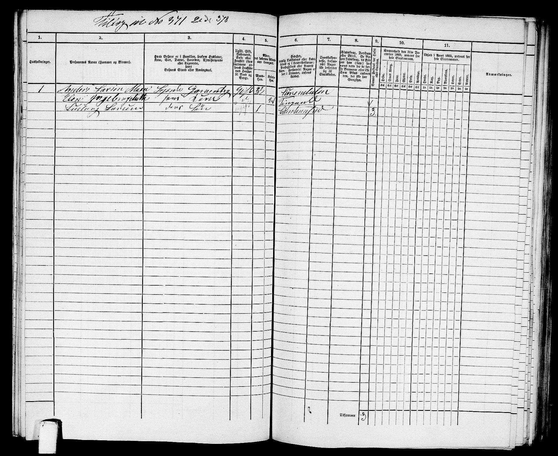 RA, 1865 census for Kristiansund/Kristiansund, 1865, p. 772