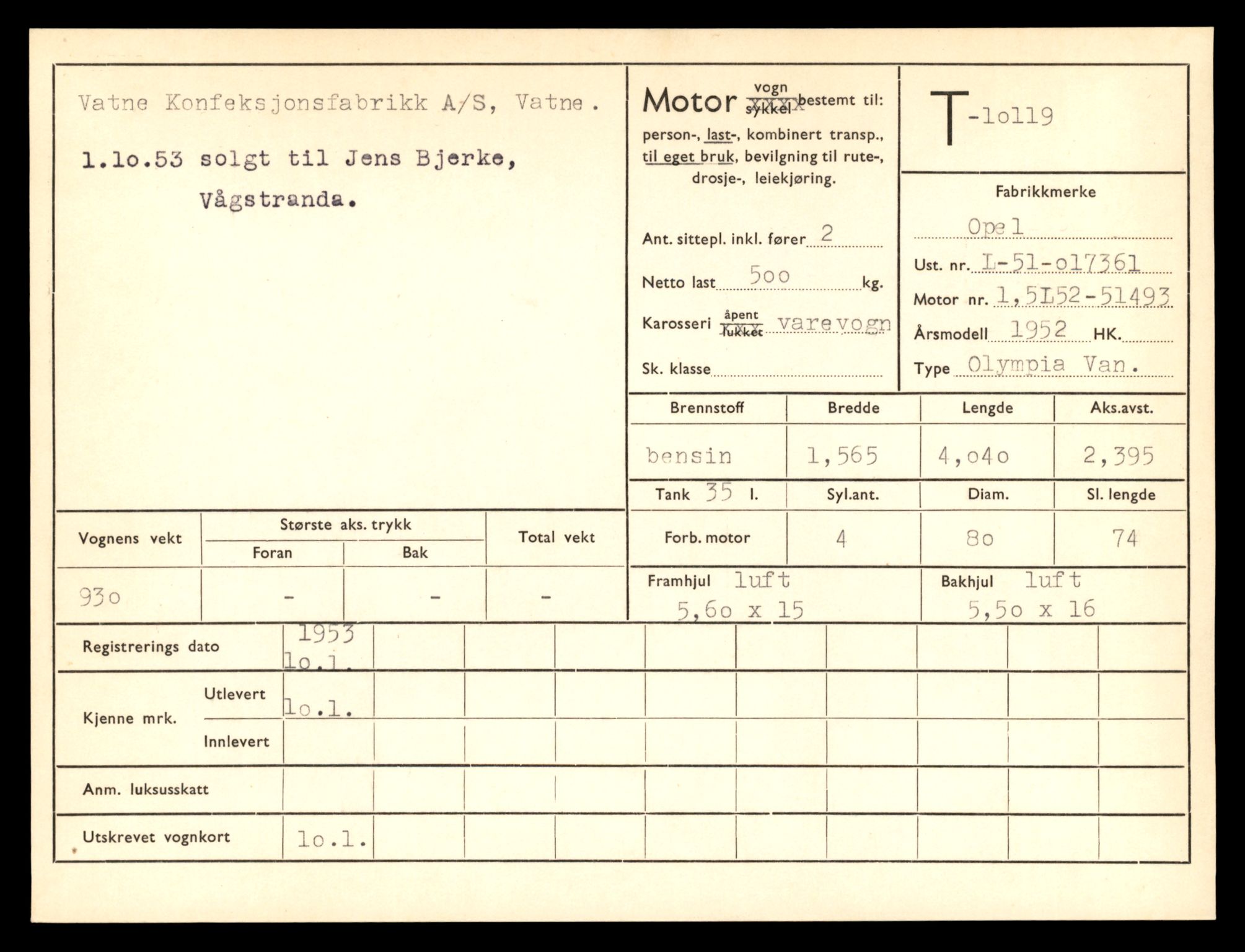 Møre og Romsdal vegkontor - Ålesund trafikkstasjon, AV/SAT-A-4099/F/Fe/L0018: Registreringskort for kjøretøy T 10091 - T 10227, 1927-1998, p. 727