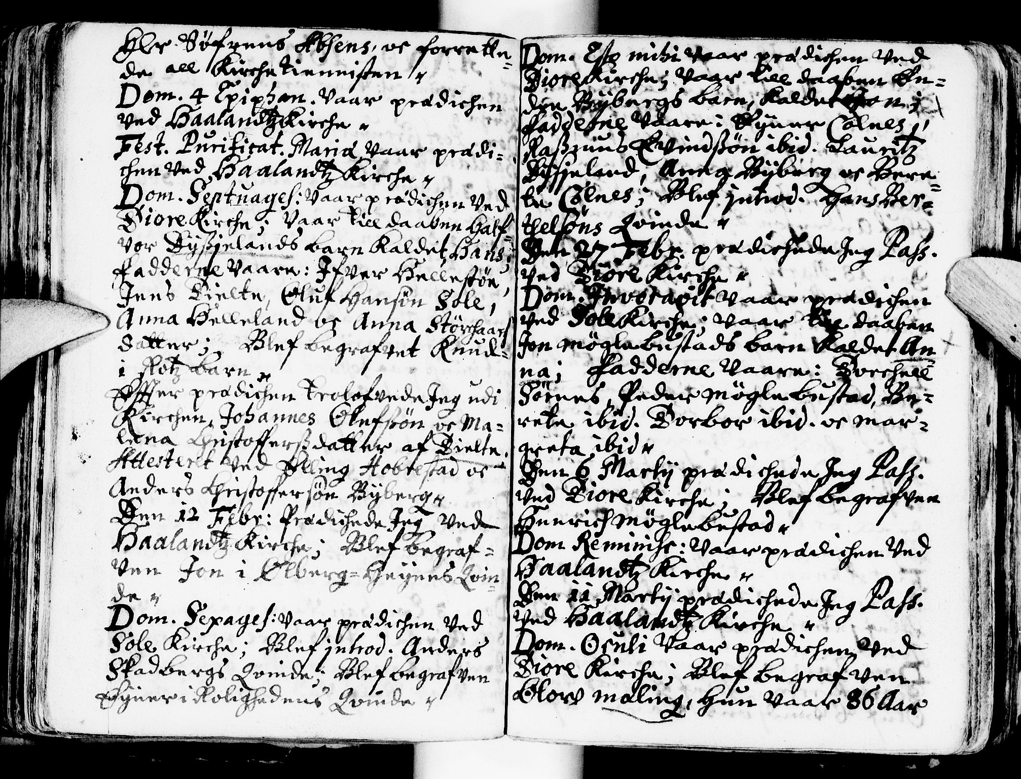 Håland sokneprestkontor, AV/SAST-A-101802/001/30BA/L0001: Parish register (official) no. A 1, 1671-1722