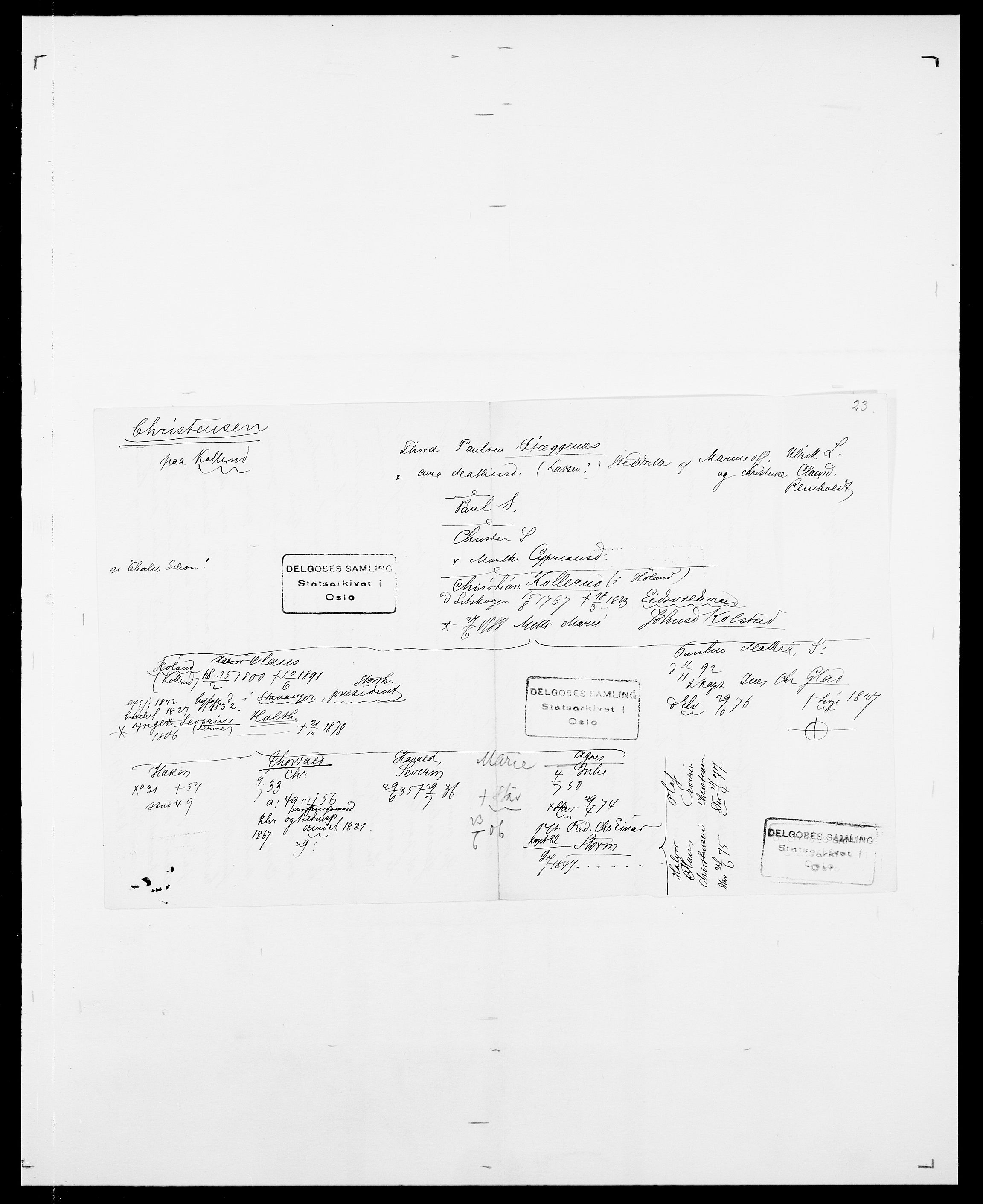 Delgobe, Charles Antoine - samling, AV/SAO-PAO-0038/D/Da/L0008: Capjon - Dagenbolt, p. 189